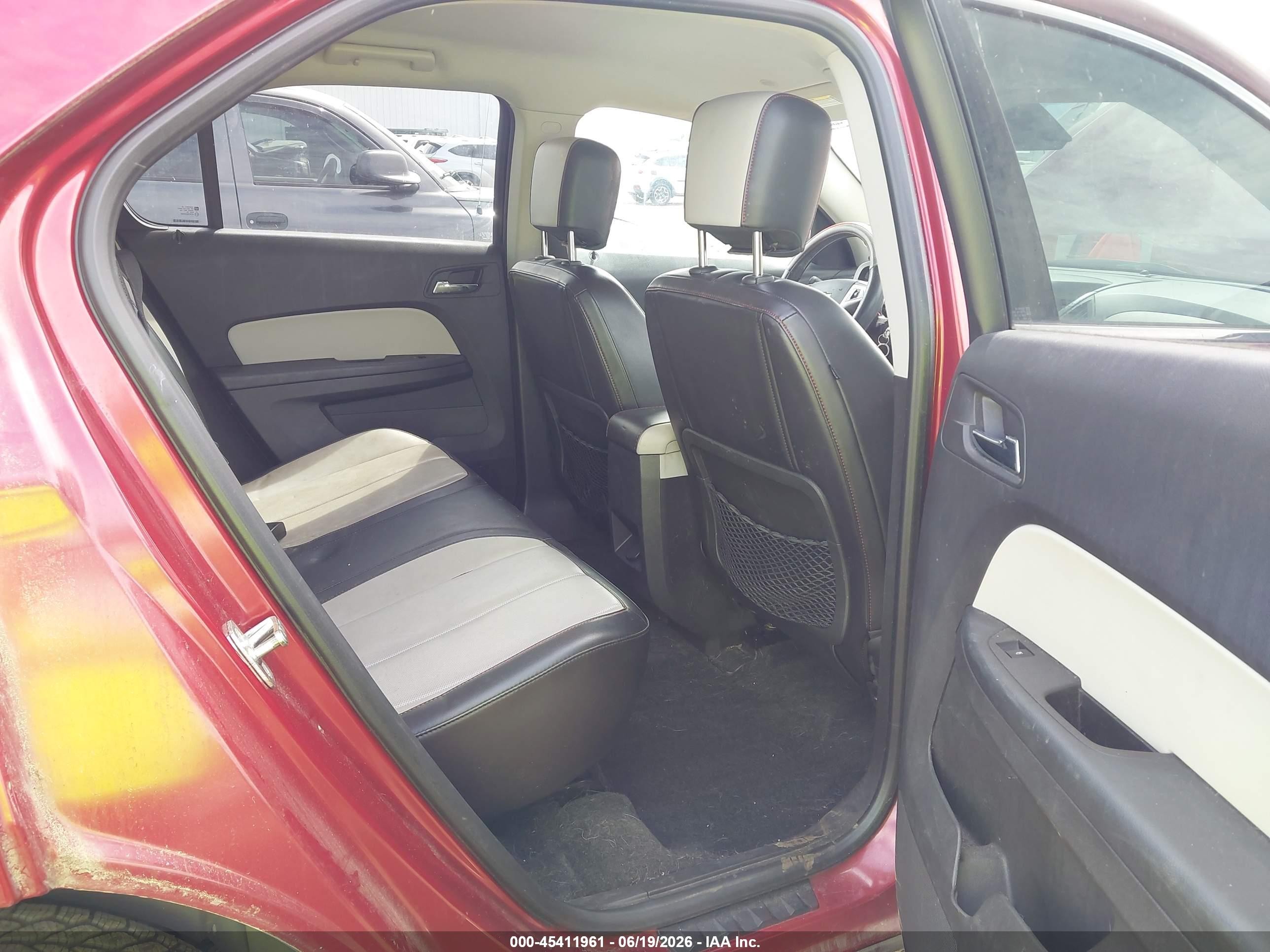 2012 Chevrolet Equinox Lt W/2lt Red vin: 2GNFLNEK2C6233566