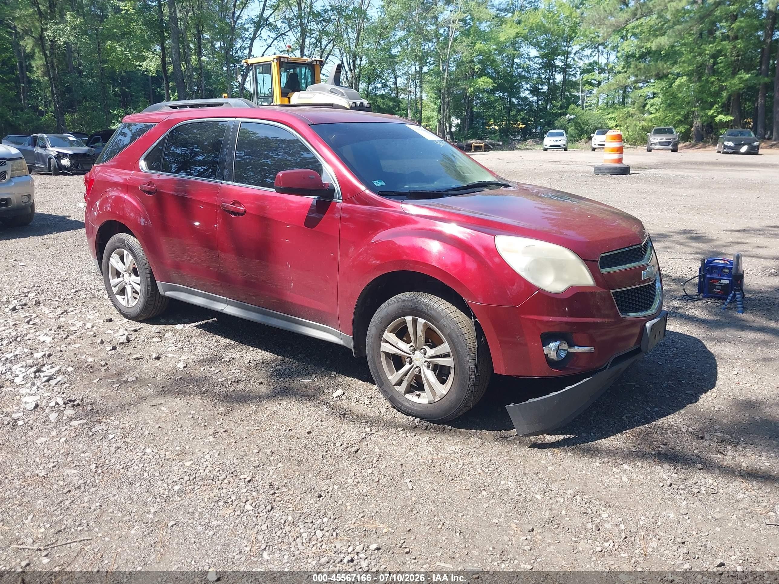 2012 Chevrolet Equinox Lt W/2lt Красный vin: 2GNFLNEK2C6377716
