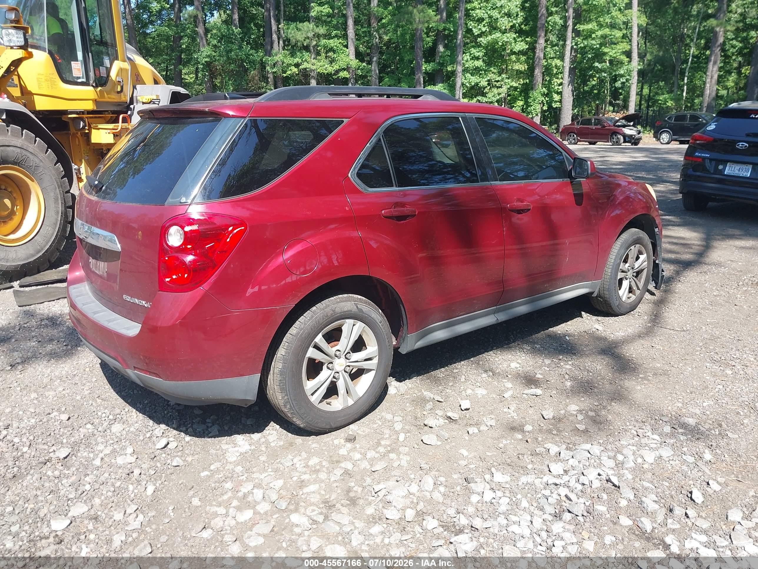 2012 Chevrolet Equinox Lt W/2lt Red vin: 2GNFLNEK2C6377716