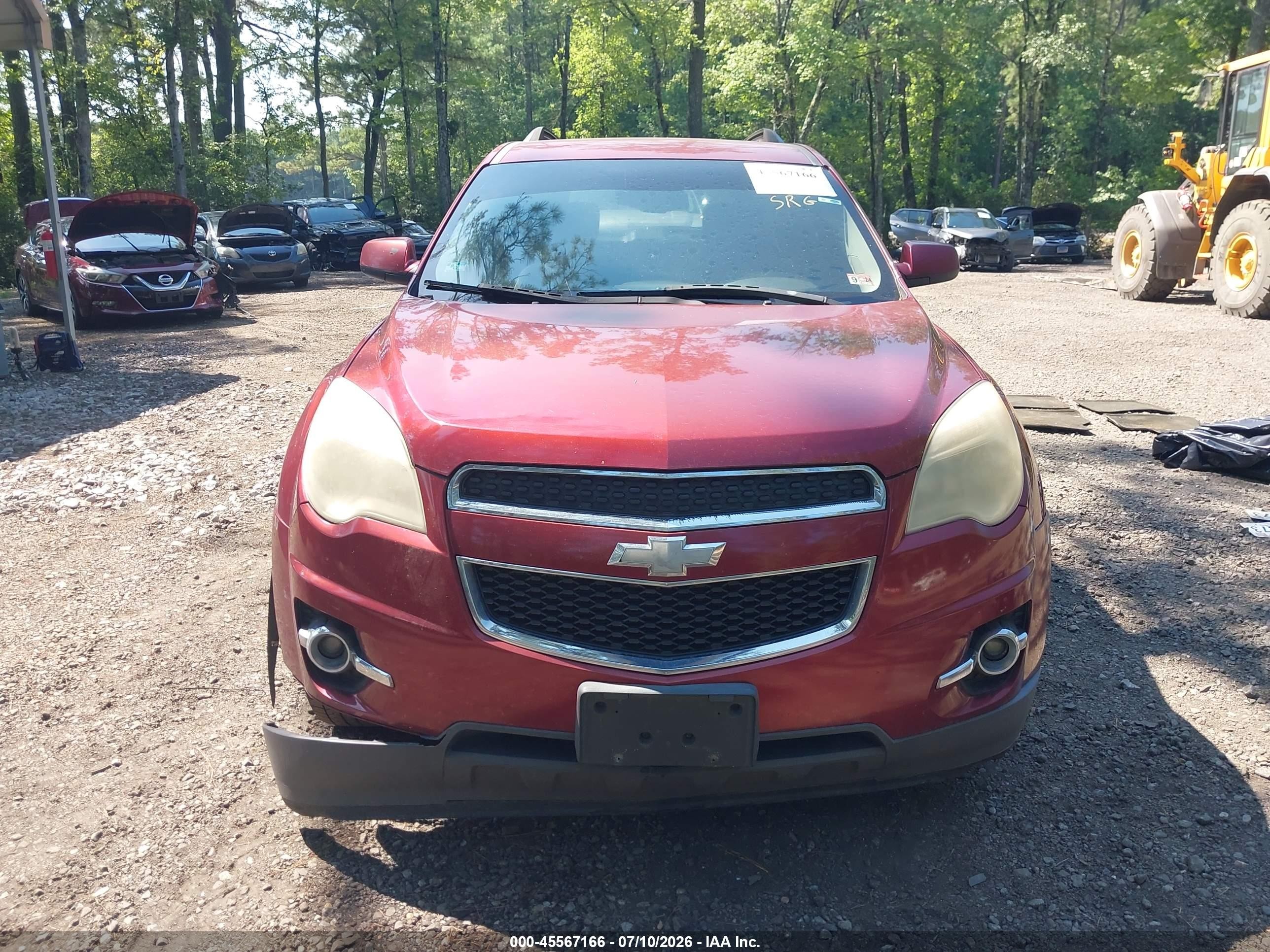 2012 Chevrolet Equinox Lt W/2lt Red vin: 2GNFLNEK2C6377716