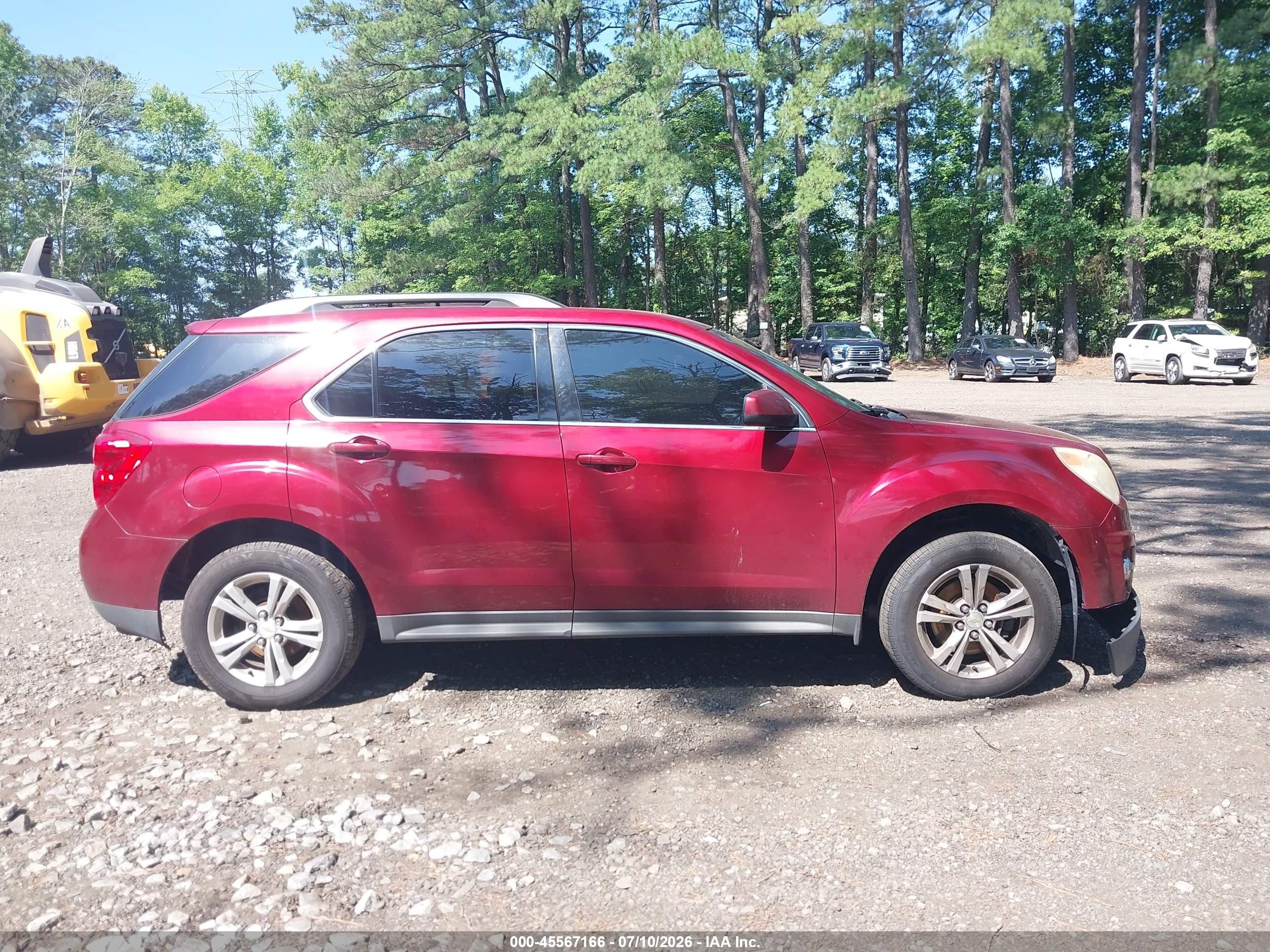 2012 Chevrolet Equinox Lt W/2lt Red vin: 2GNFLNEK2C6377716