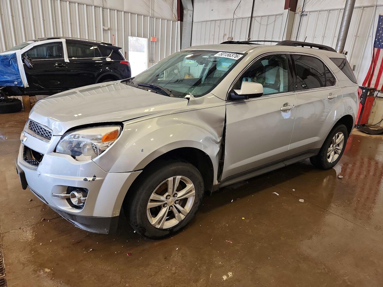 2013 Chevrolet Equinox Lt Silver vin: 2GNFLNEK2D6105748