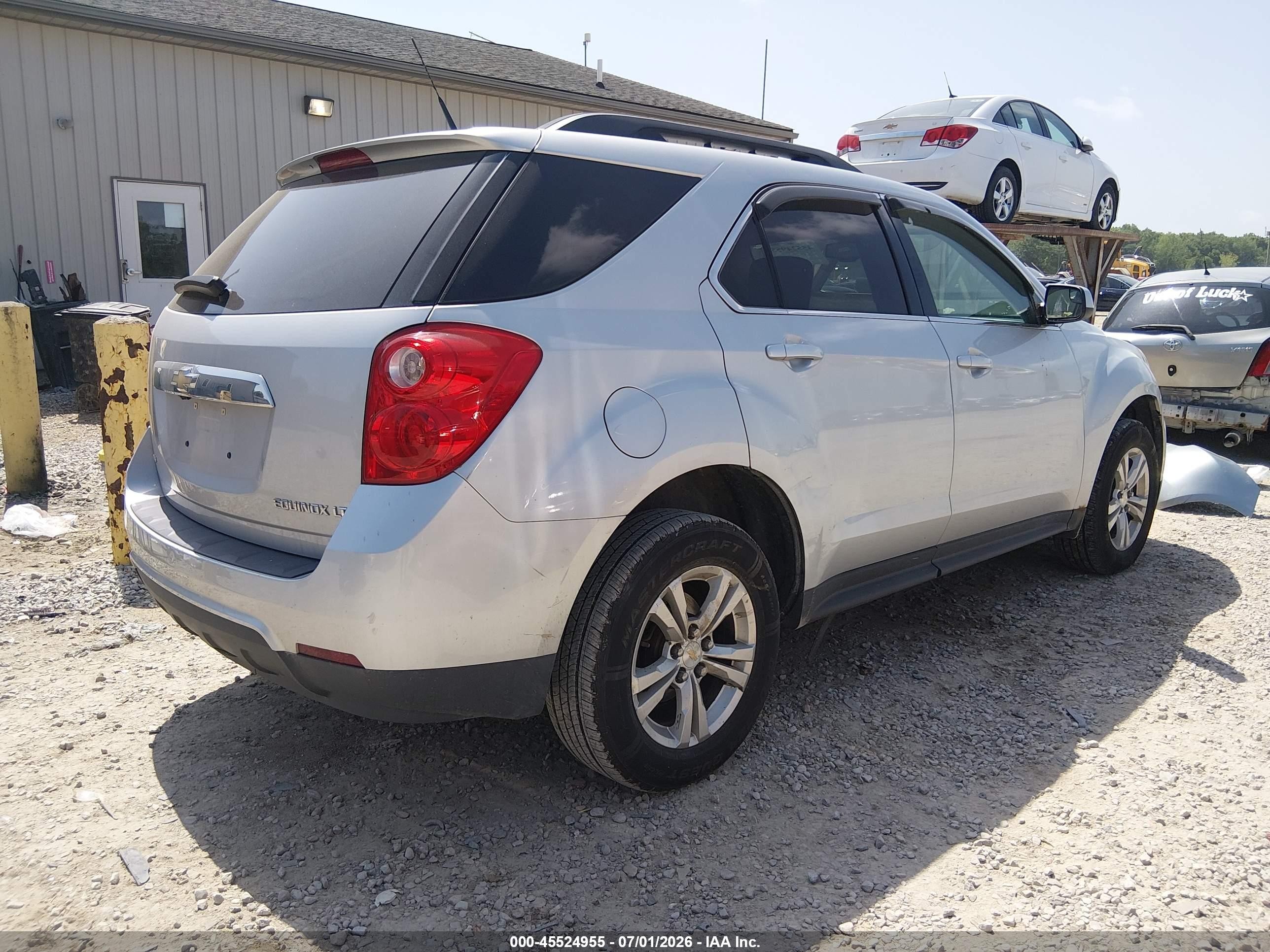2013 Chevrolet Equinox Lt Silver vin: 2GNFLNEK2D6156134