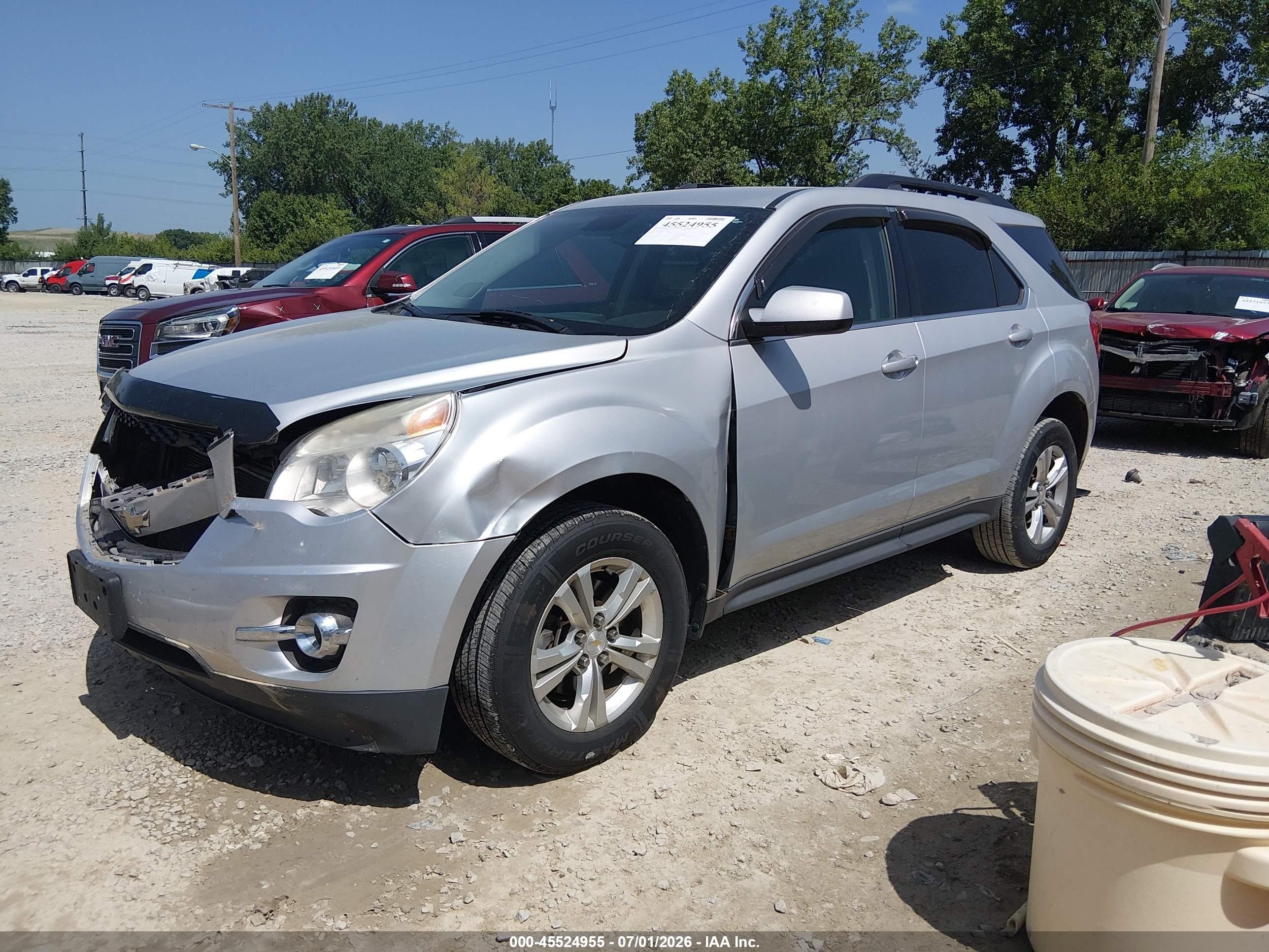 2013 Chevrolet Equinox Lt Silver vin: 2GNFLNEK2D6156134