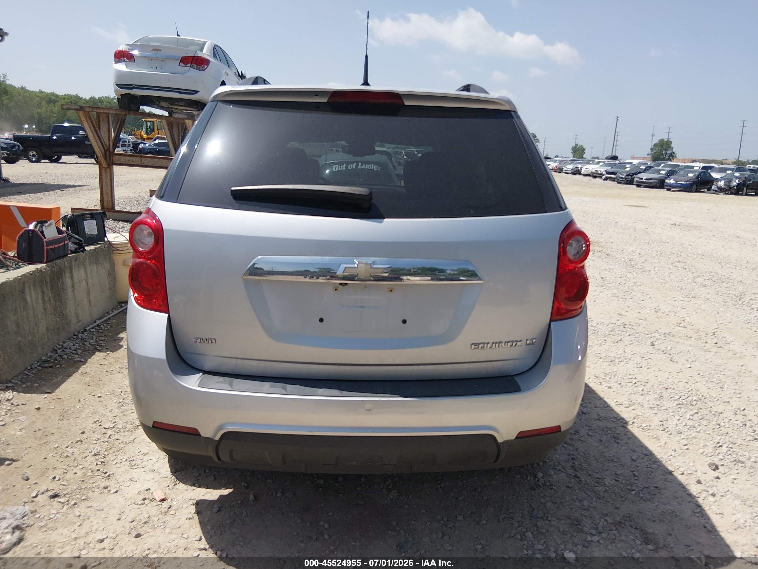 2013 Chevrolet Equinox Lt Silver vin: 2GNFLNEK2D6156134