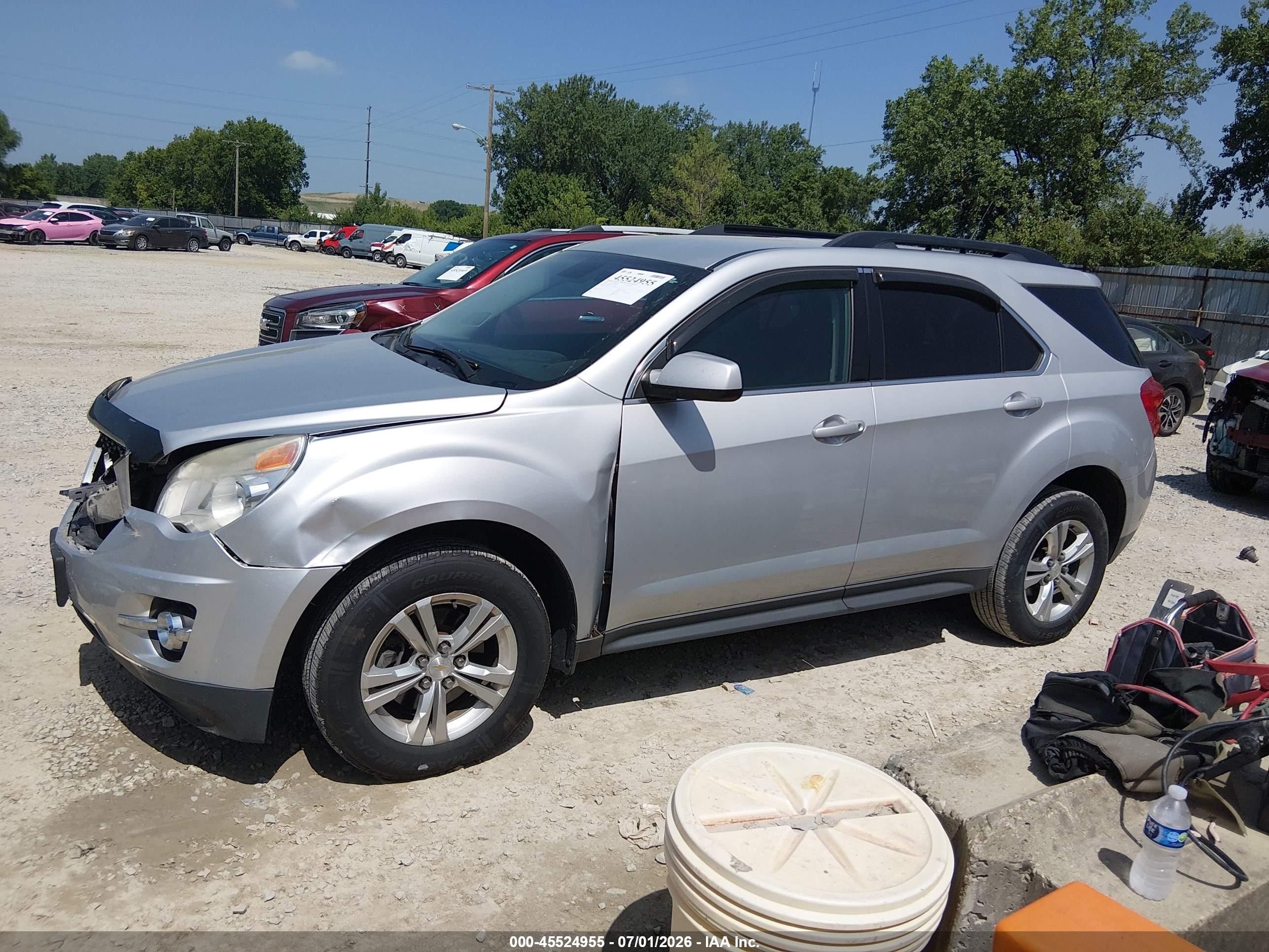 2013 Chevrolet Equinox Lt Silver vin: 2GNFLNEK2D6156134