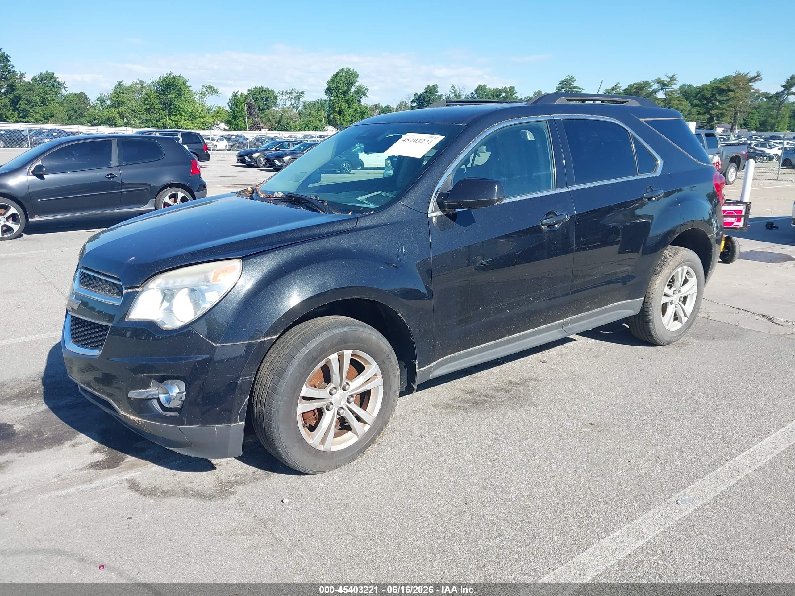 2013 Chevrolet Equinox Lt Черный vin: 2GNFLNEK2D6168736