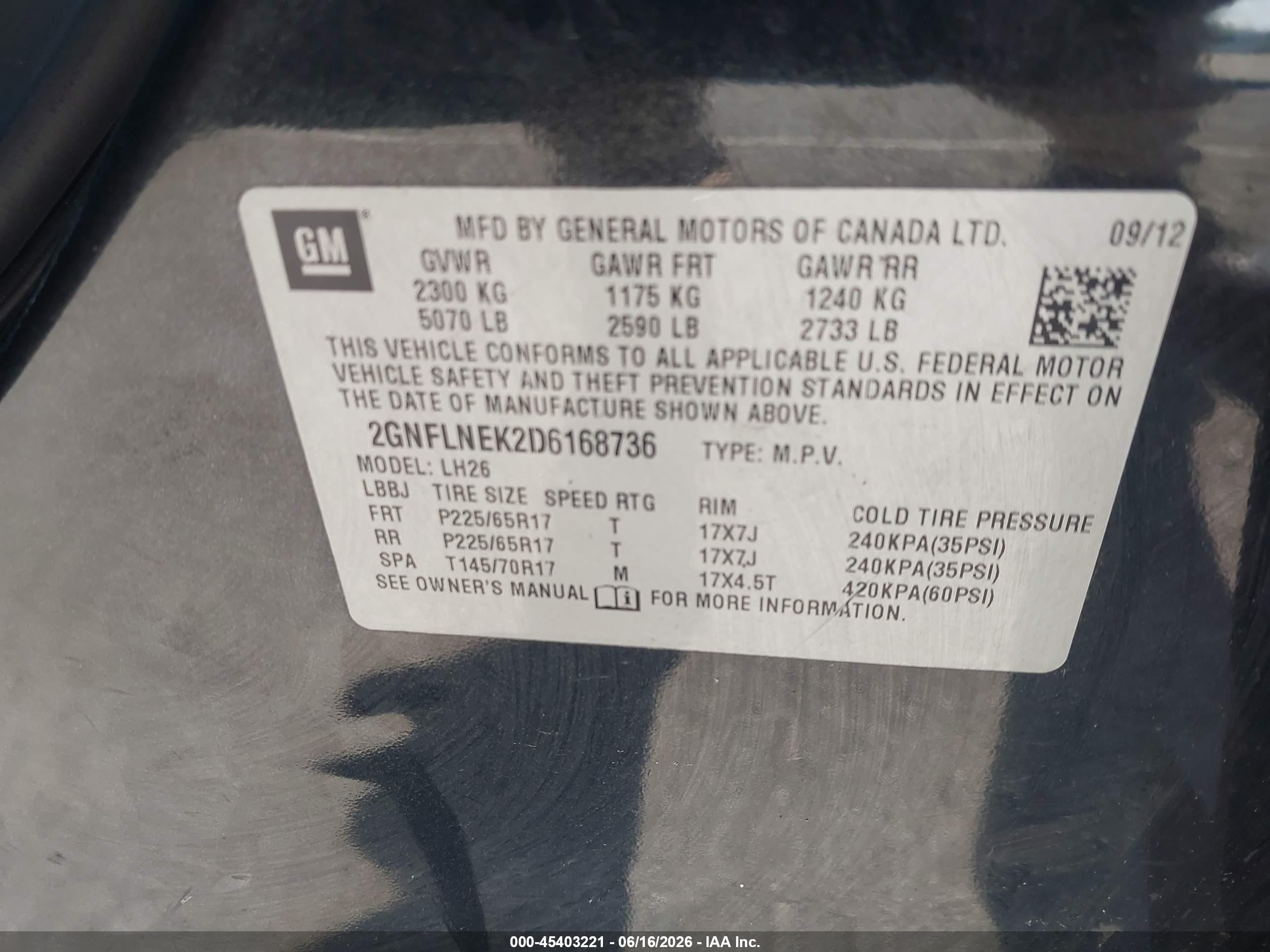2013 Chevrolet Equinox Lt Черный vin: 2GNFLNEK2D6168736
