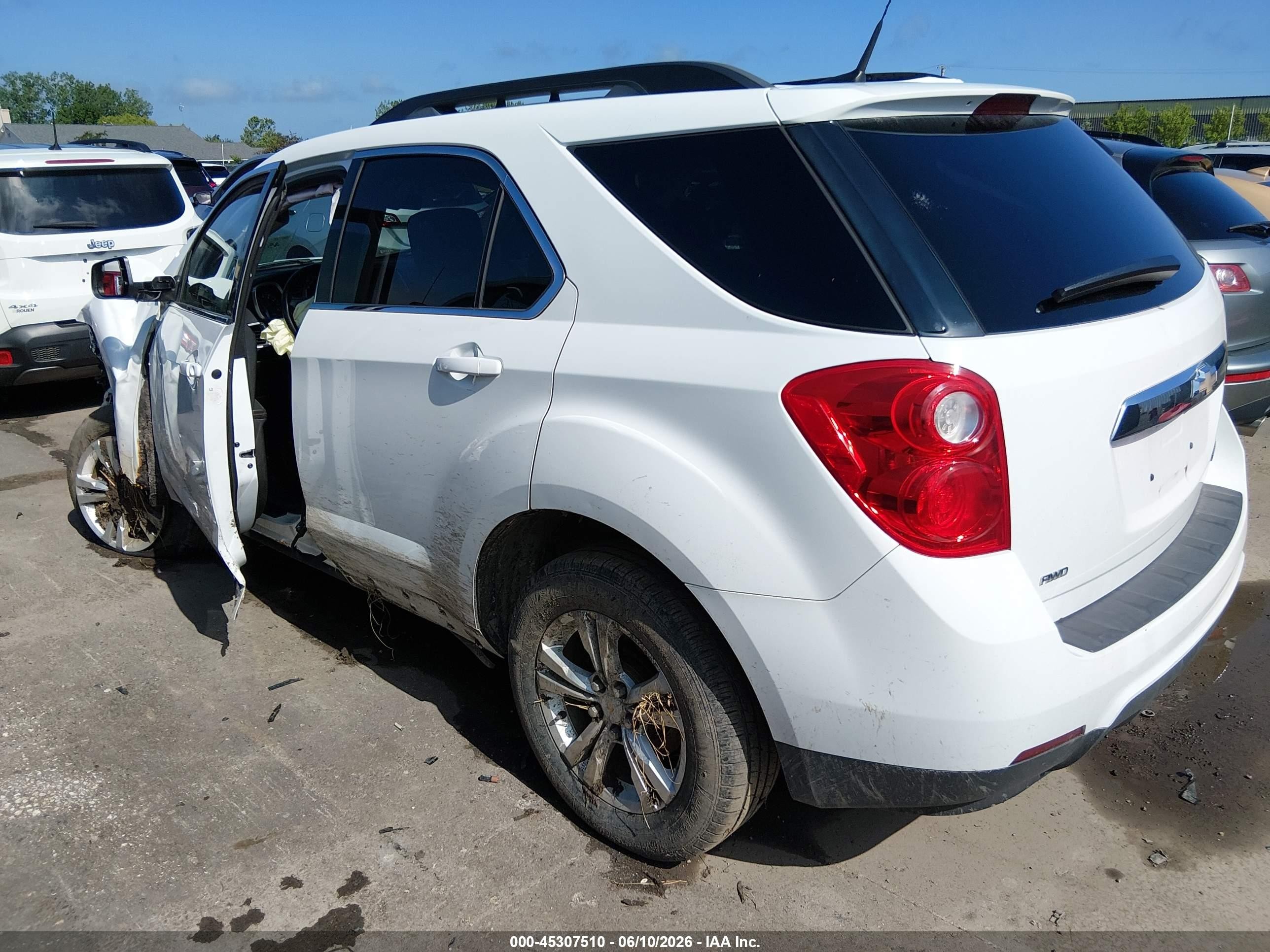 2013 Chevrolet Equinox 2lt White vin: 2GNFLNEK3D6146065