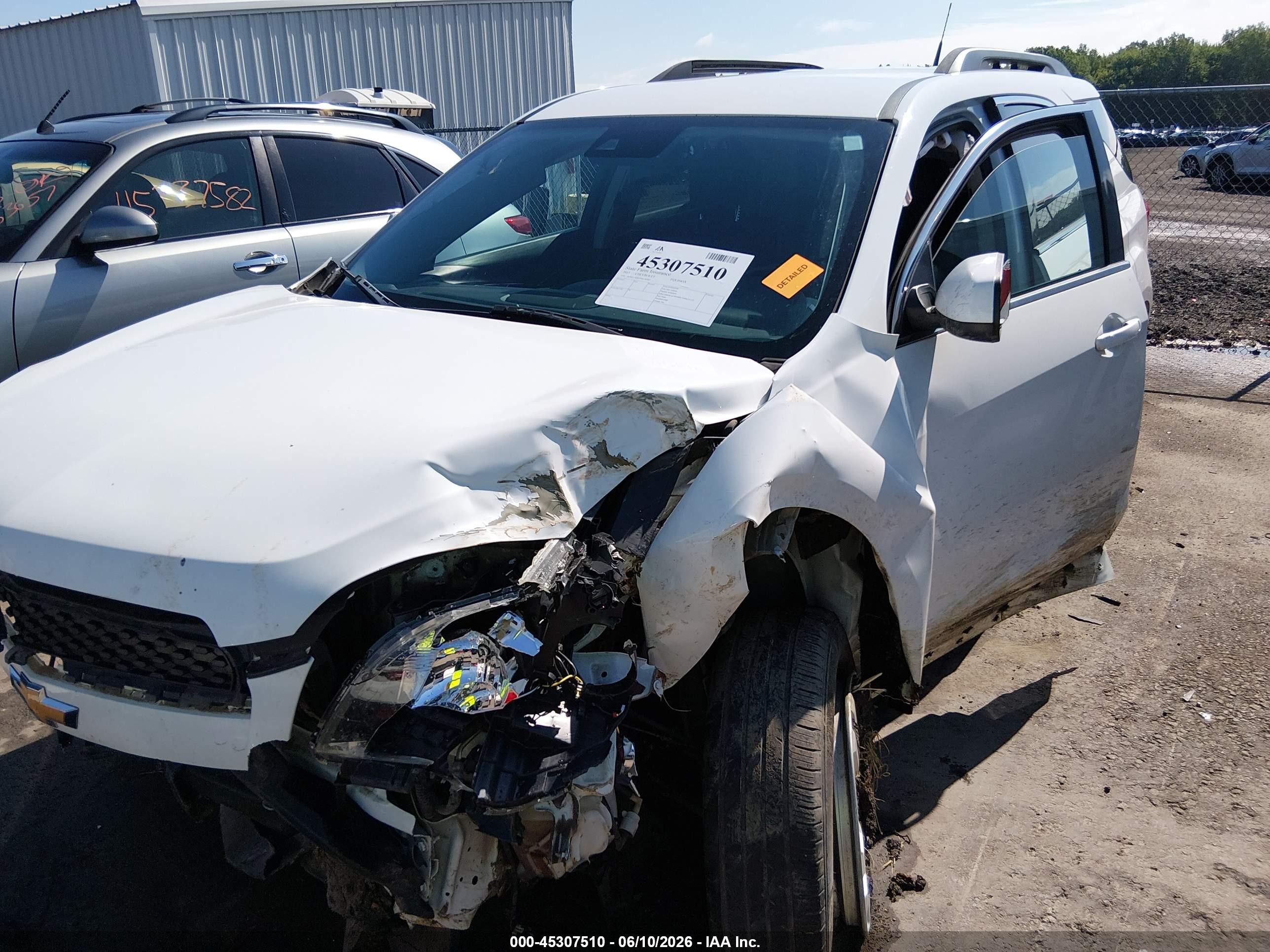 2013 Chevrolet Equinox 2lt White vin: 2GNFLNEK3D6146065