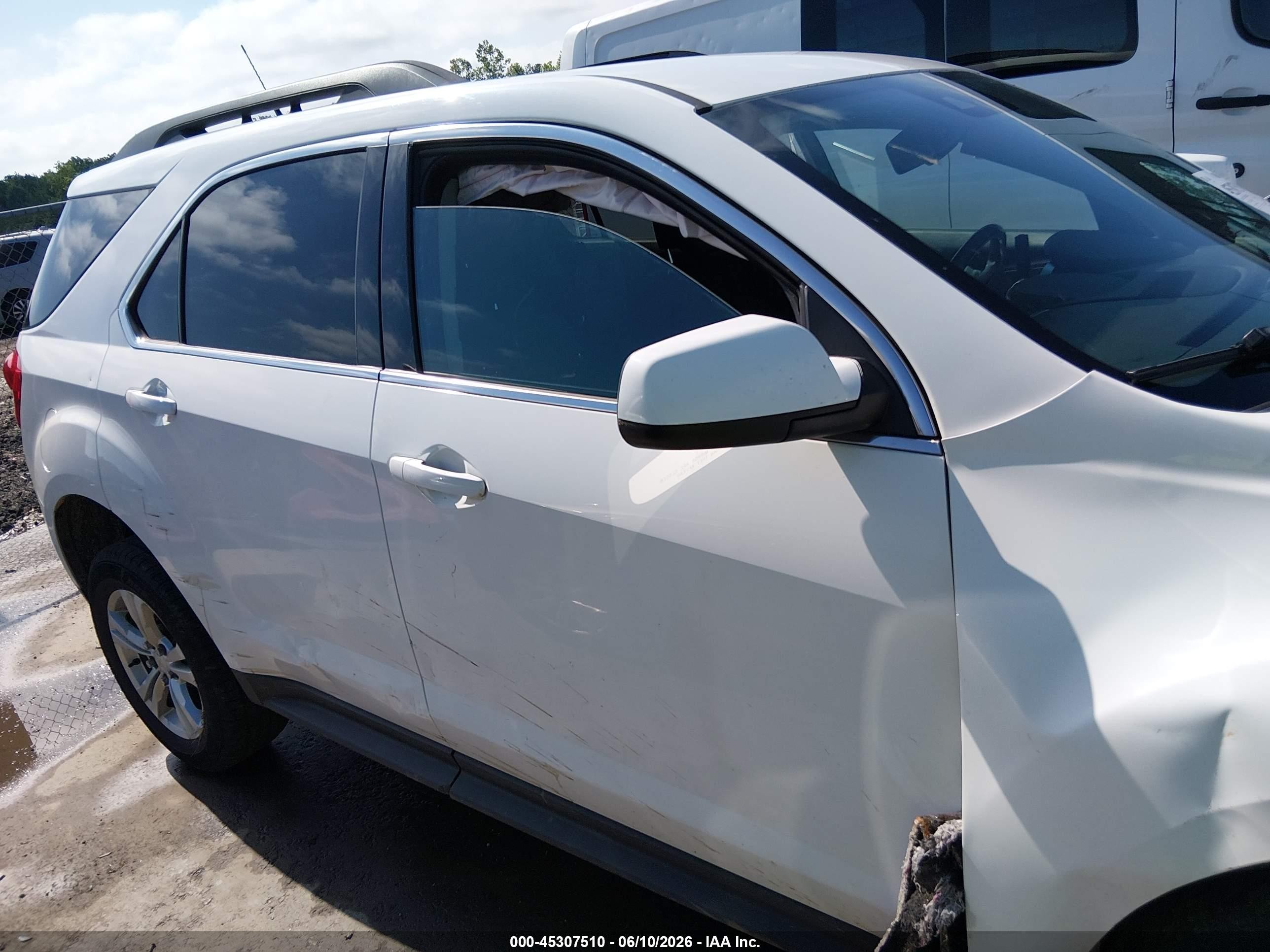 2013 Chevrolet Equinox 2lt White vin: 2GNFLNEK3D6146065