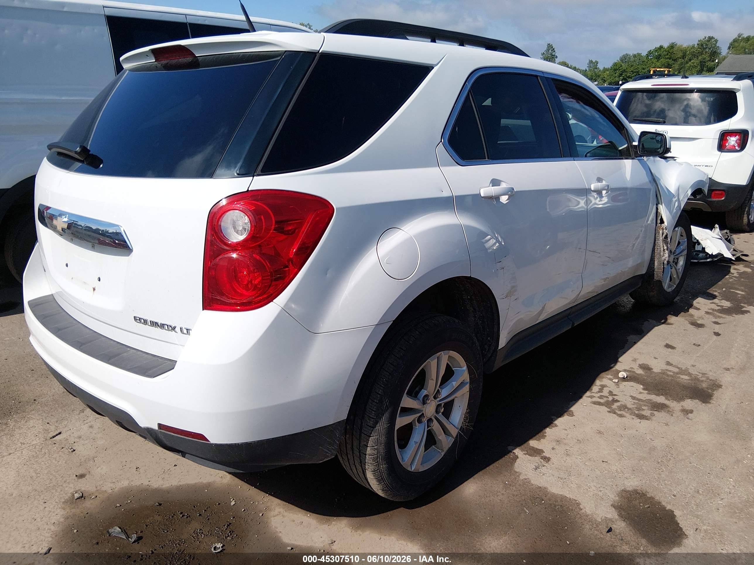 2013 Chevrolet Equinox 2lt White vin: 2GNFLNEK3D6146065