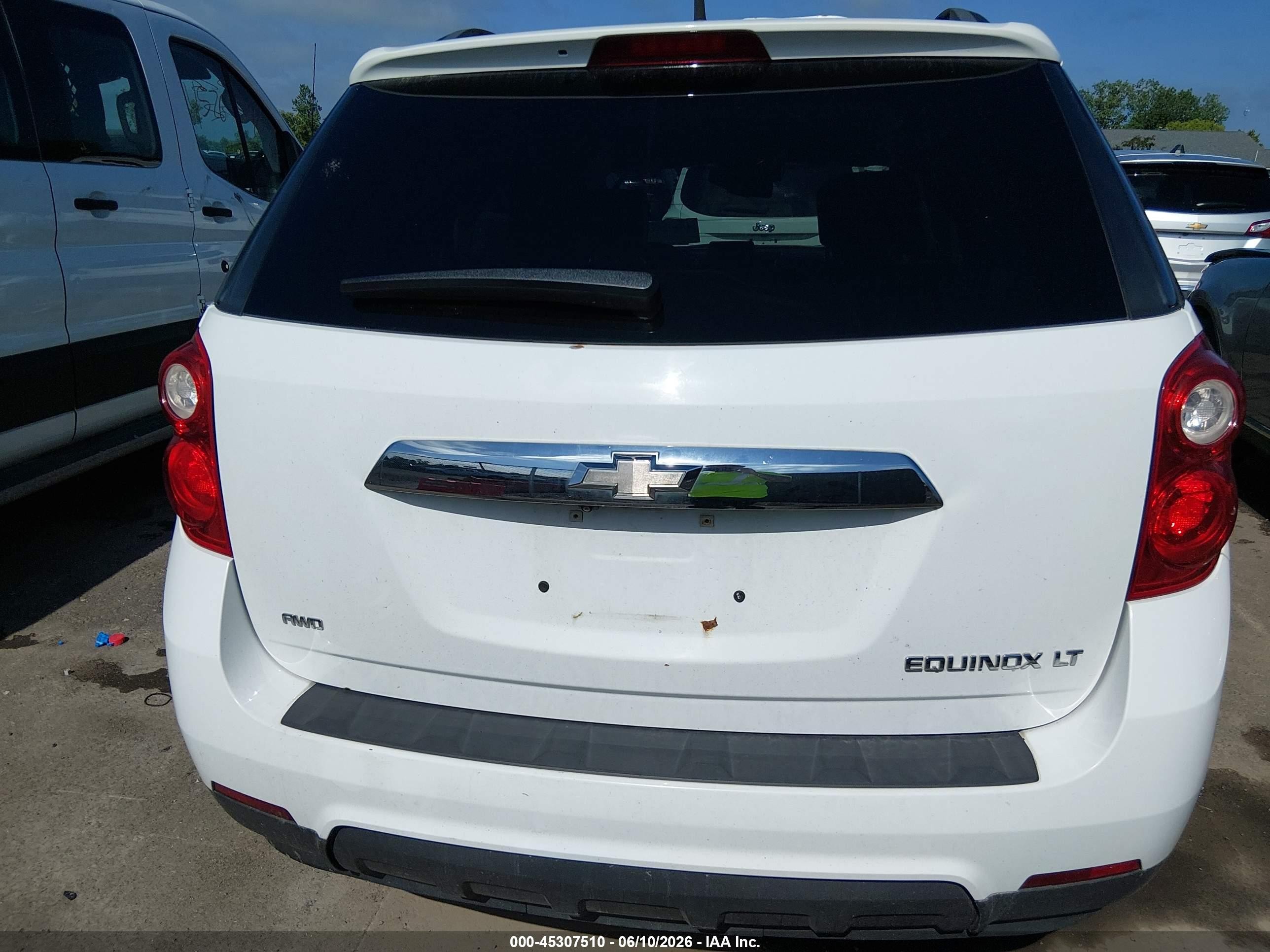 2013 Chevrolet Equinox 2lt White vin: 2GNFLNEK3D6146065