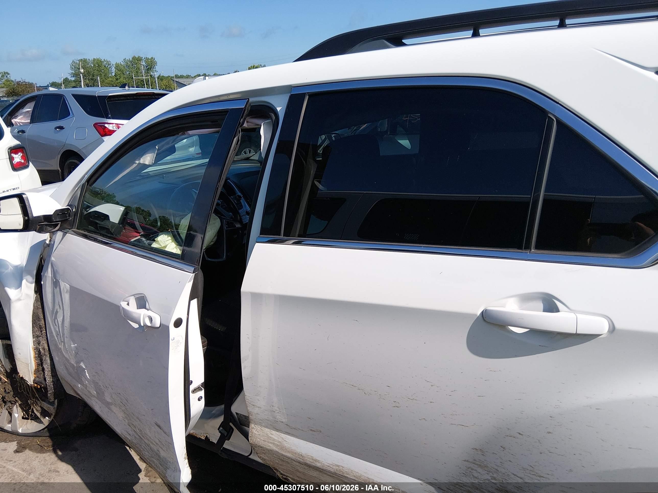 2013 Chevrolet Equinox 2lt White vin: 2GNFLNEK3D6146065