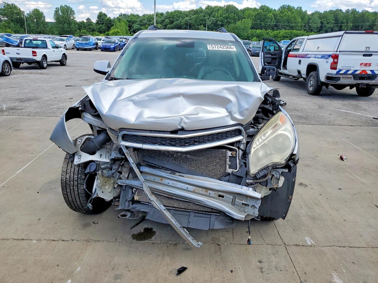 2013 Chevrolet Equinox Lt Silver vin: 2GNFLNEK3D6147409