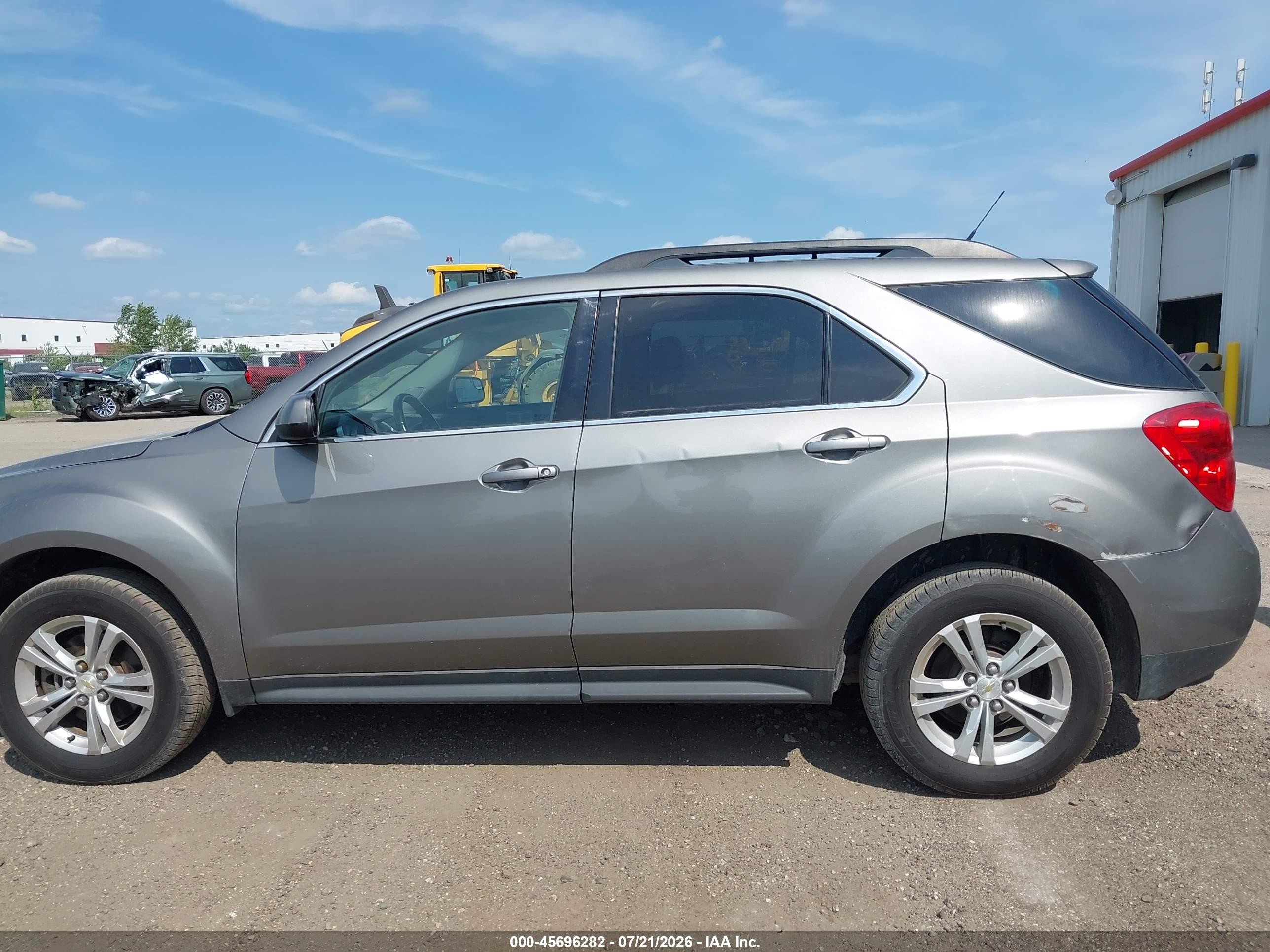 2012 Chevrolet Equinox Lt W/2lt Gray vin: 2GNFLNEK4C6389348