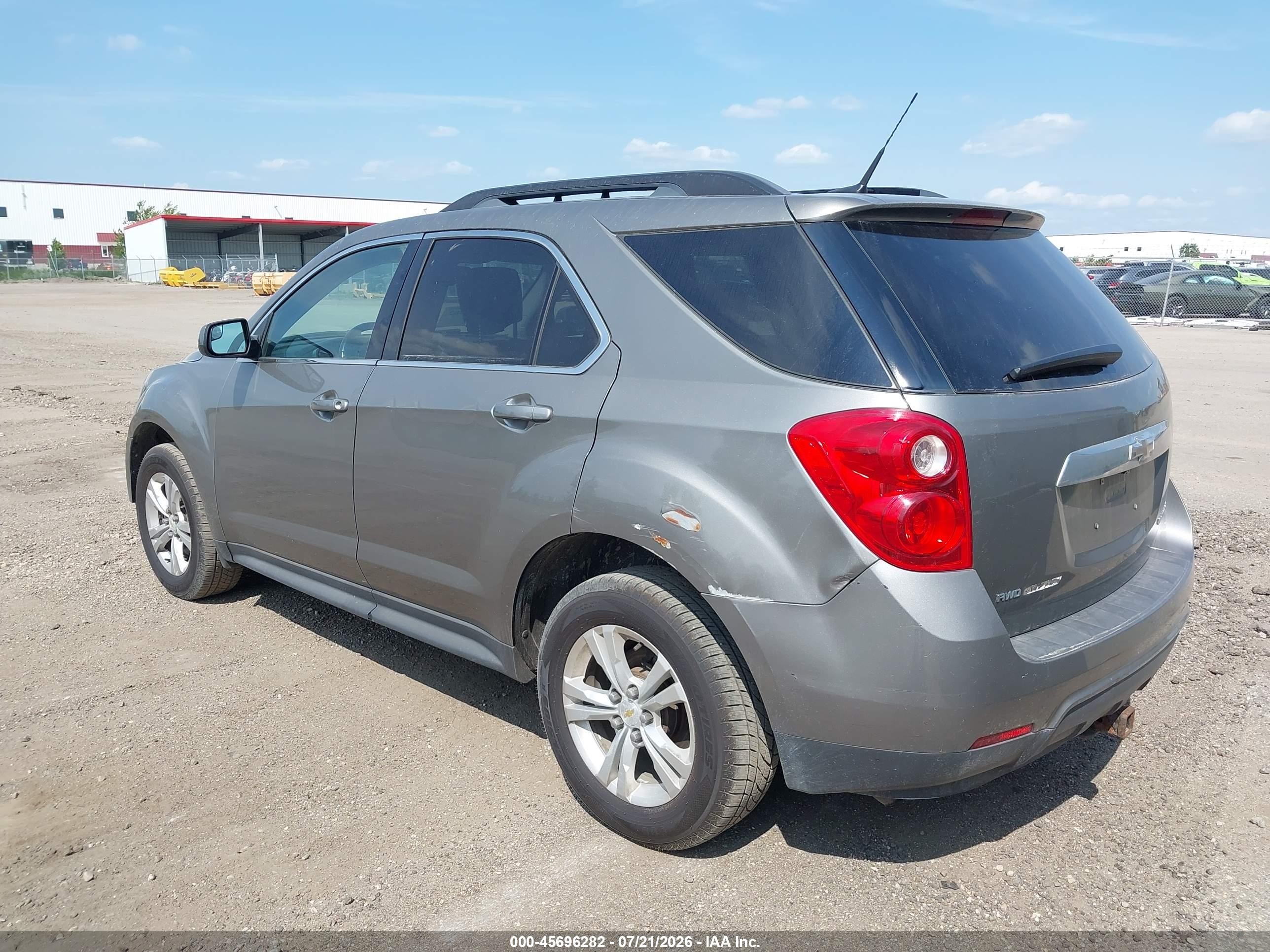 2012 Chevrolet Equinox Lt W/2lt Gray vin: 2GNFLNEK4C6389348