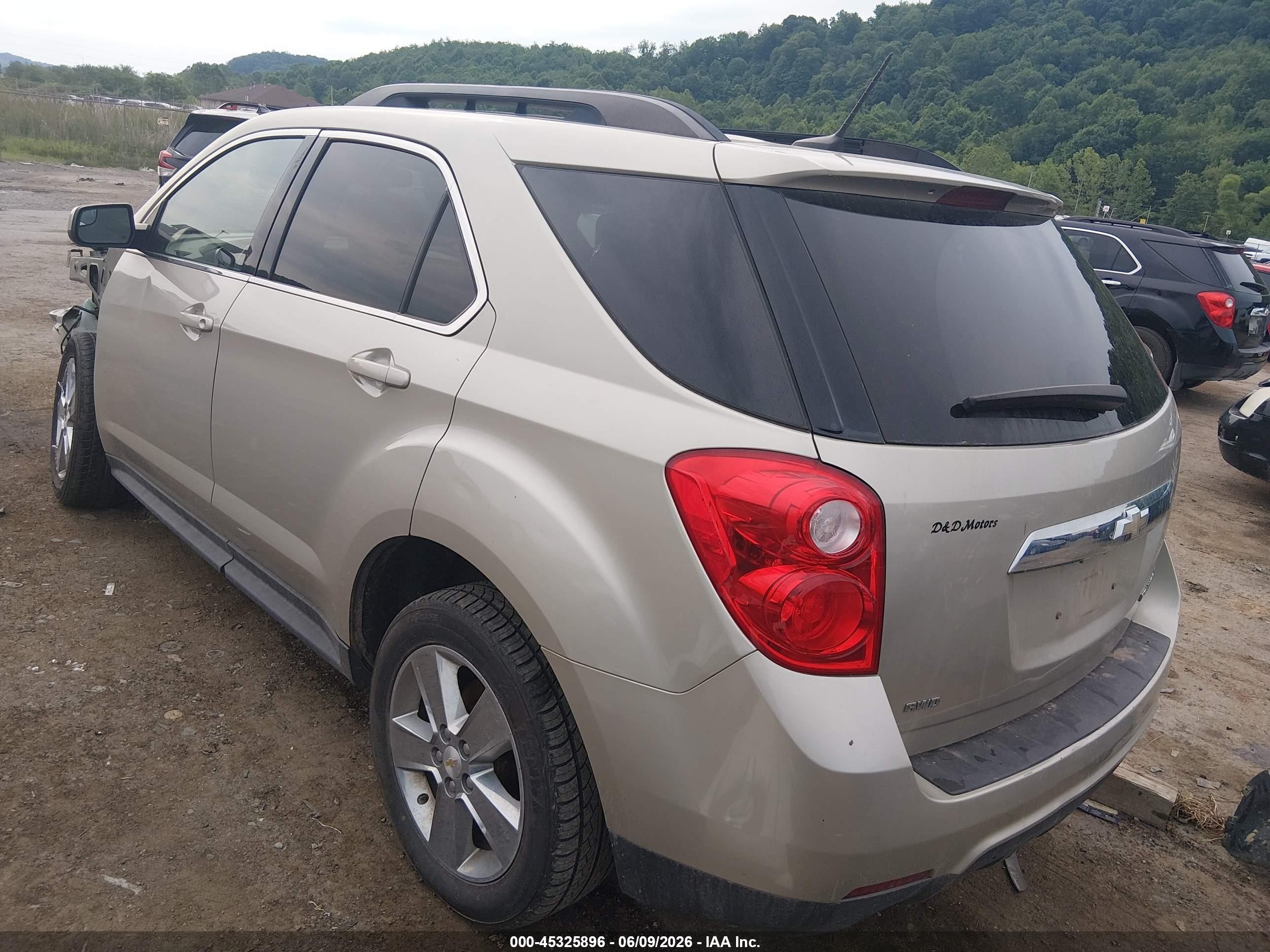 2013 Chevrolet Equinox 2lt Золотой vin: 2GNFLNEK4D6237314