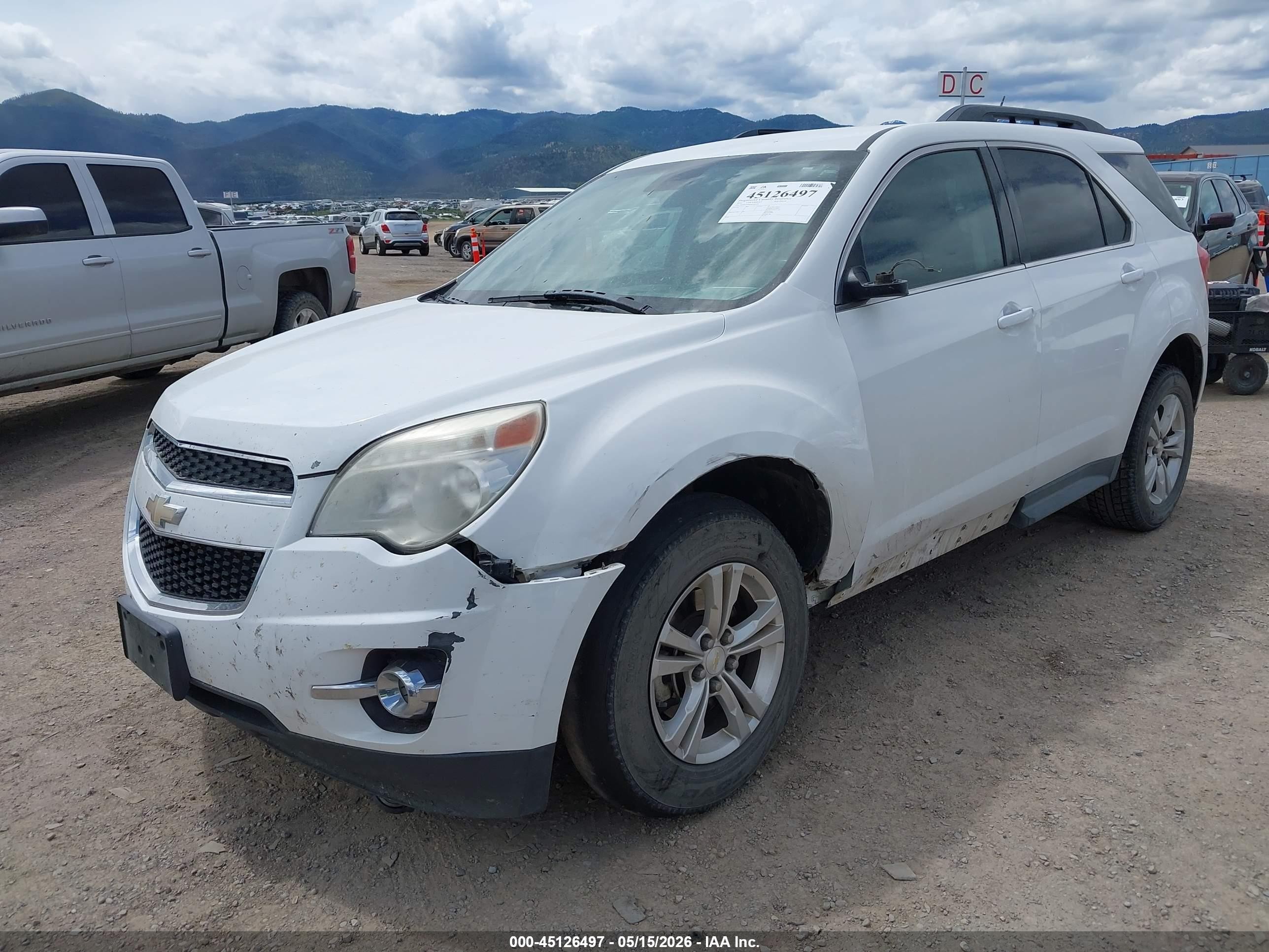 2013 Chevrolet Equinox 2lt White vin: 2GNFLNEK4D6342225