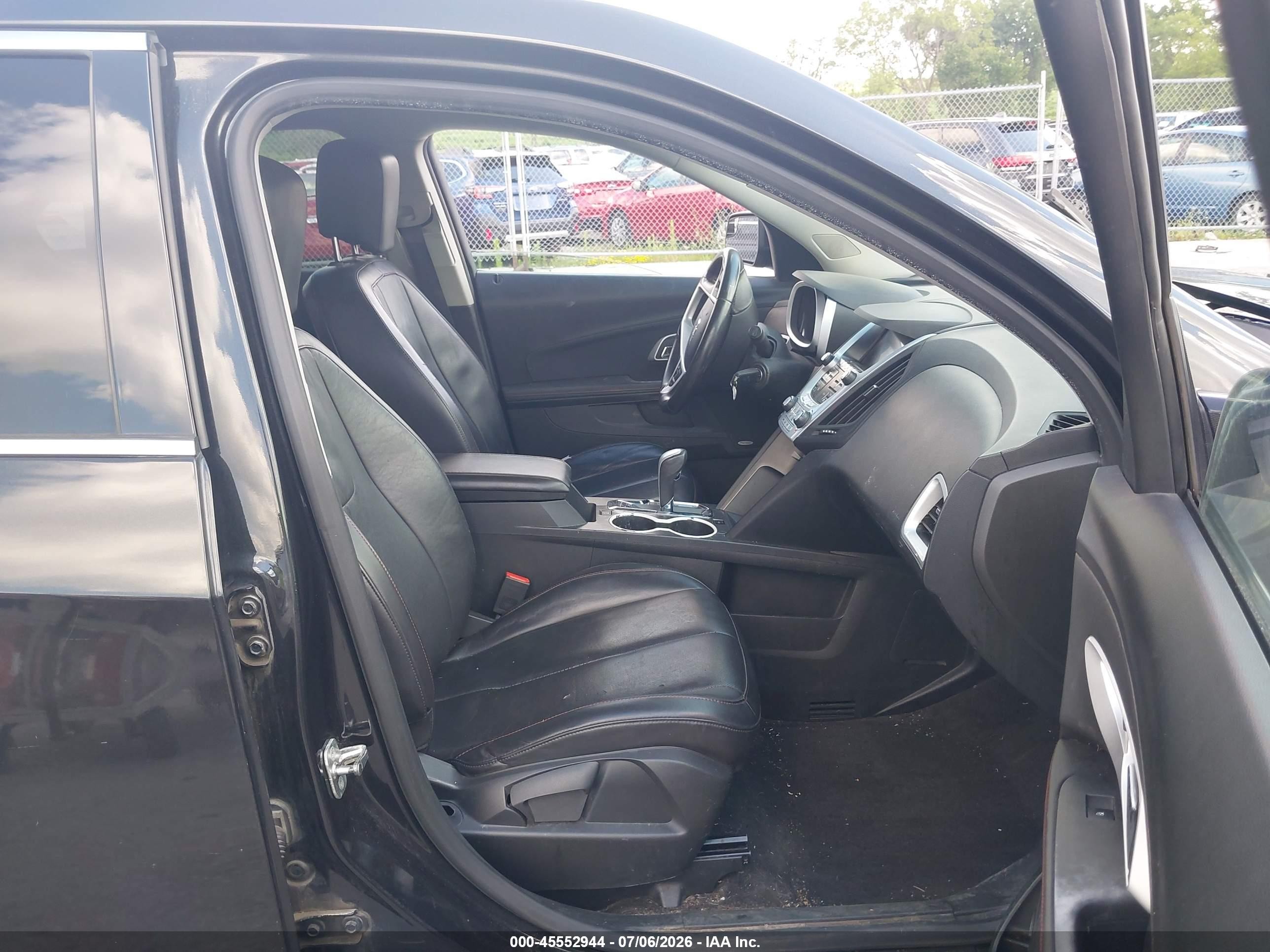 2012 Chevrolet Equinox Lt W/2lt Black vin: 2GNFLNEK5C6201615