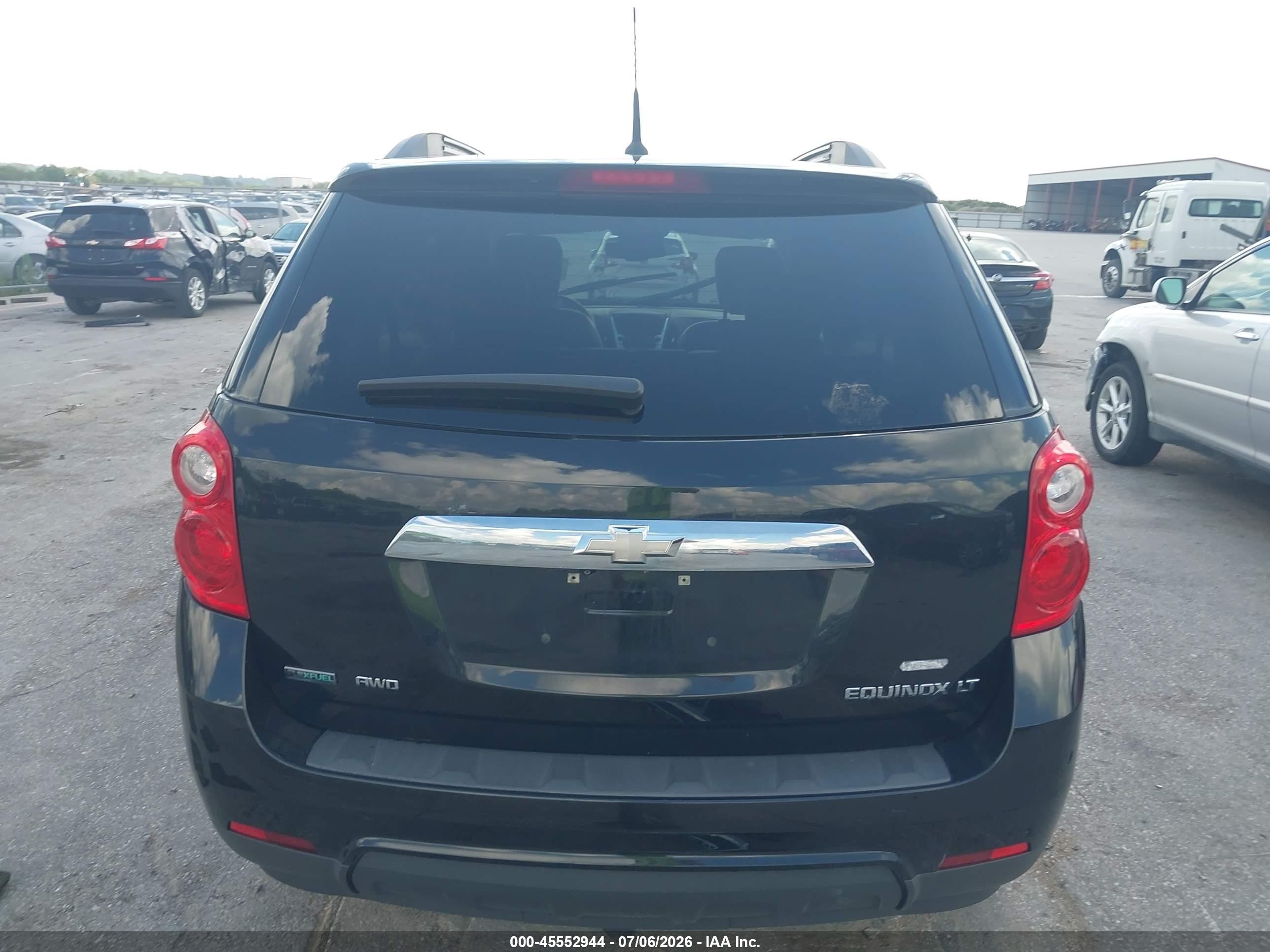 2012 Chevrolet Equinox Lt W/2lt Black vin: 2GNFLNEK5C6201615