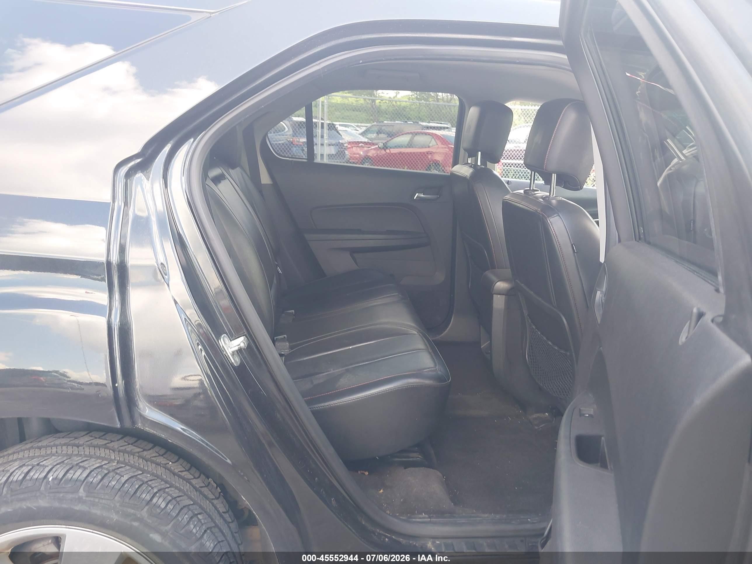 2012 Chevrolet Equinox Lt W/2lt Black vin: 2GNFLNEK5C6201615