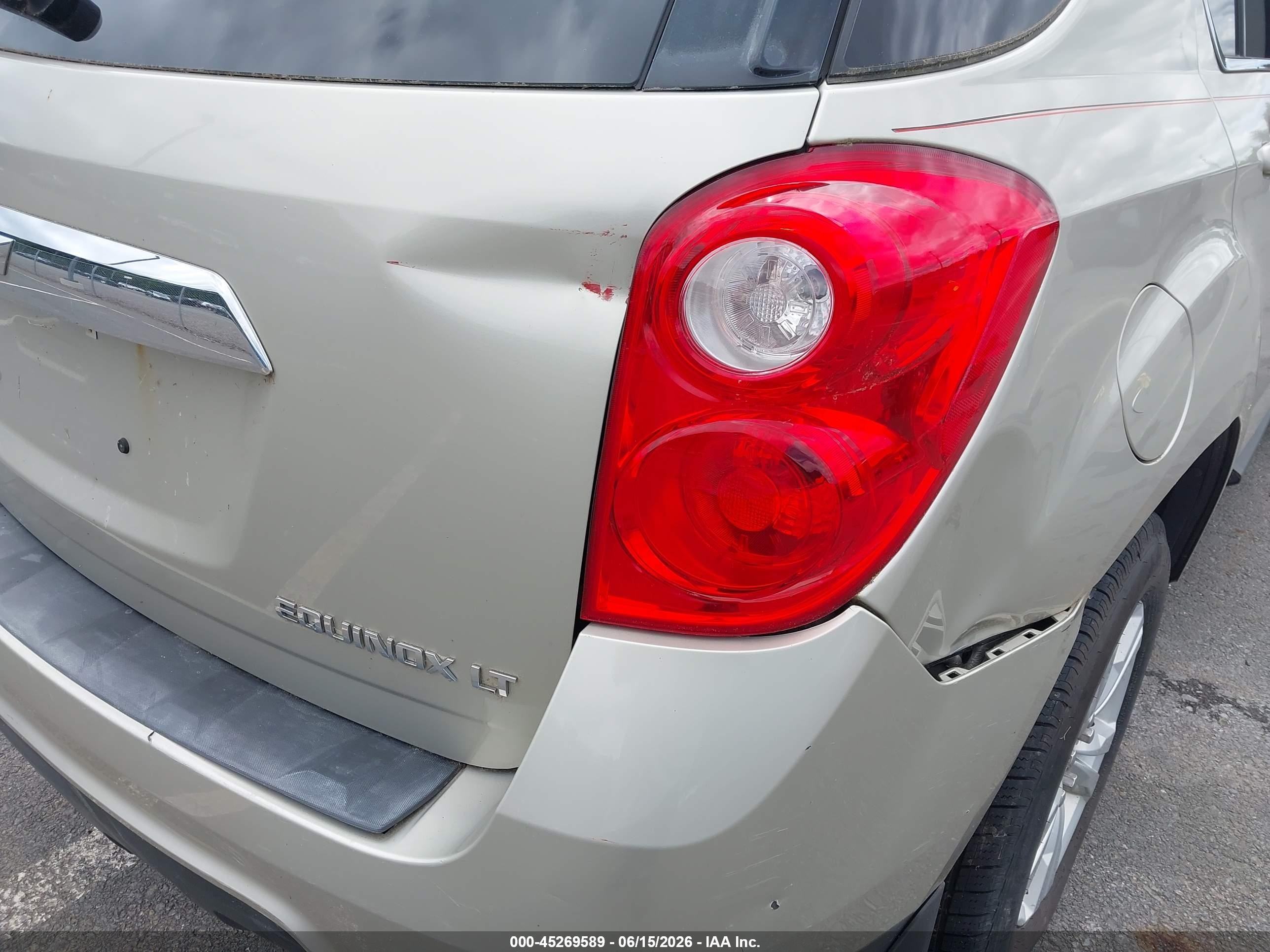 2013 Chevrolet Equinox 2lt Champagne vin: 2GNFLNEK5D6170481