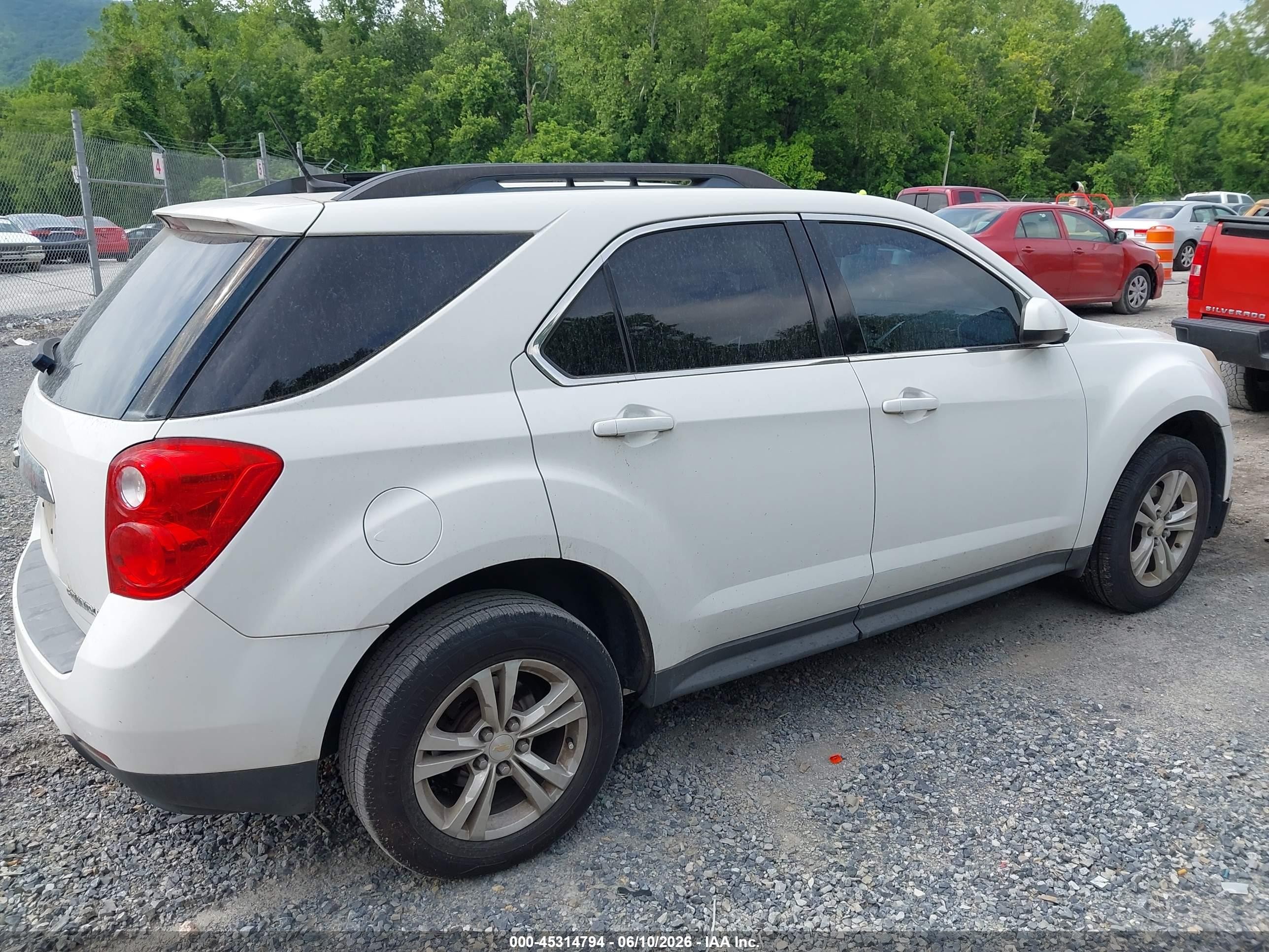 2013 Chevrolet Equinox 2lt White vin: 2GNFLNEK5D6356201