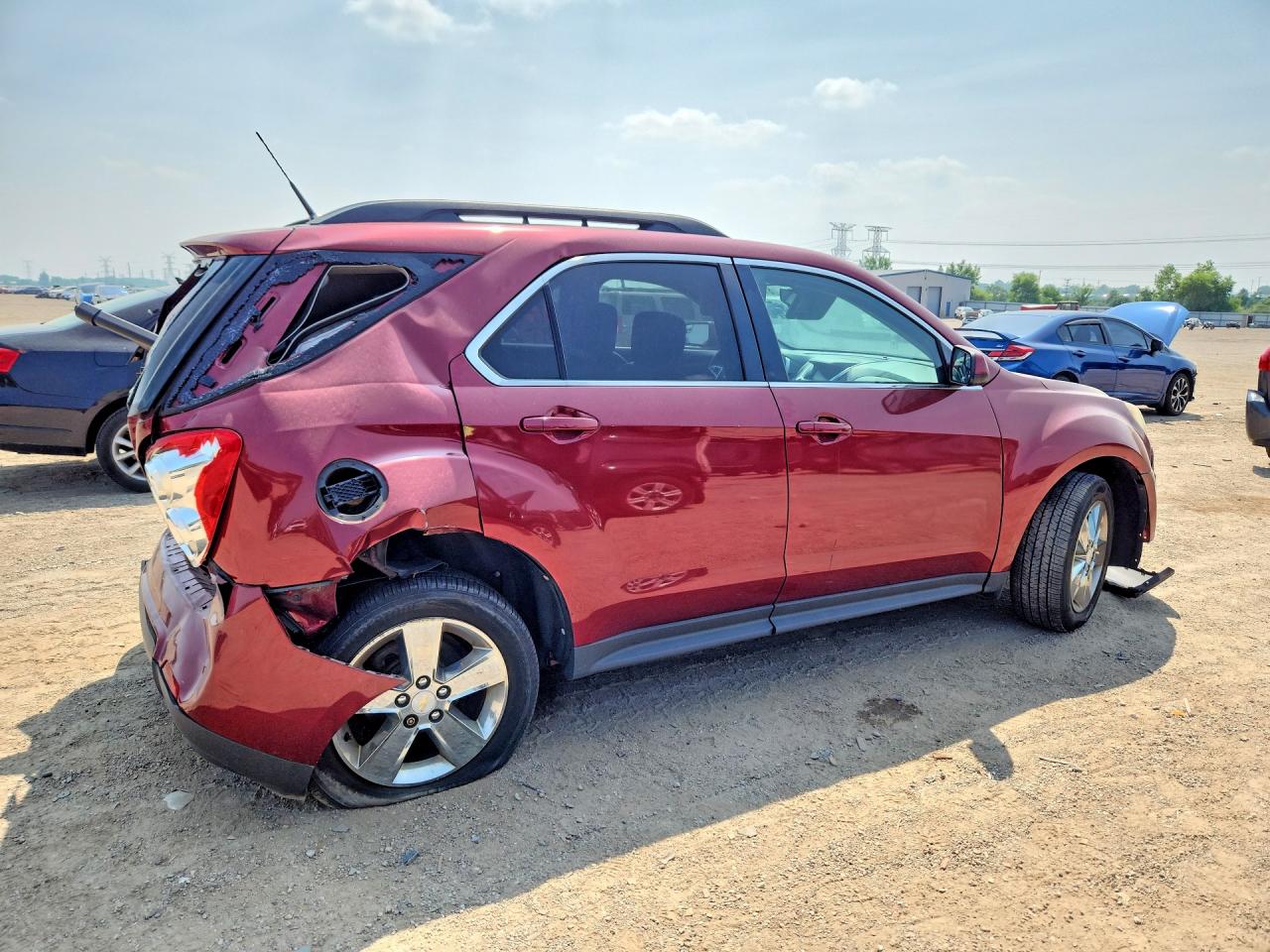 2012 Chevrolet Equinox Lt Red vin: 2GNFLNEK6C6227351