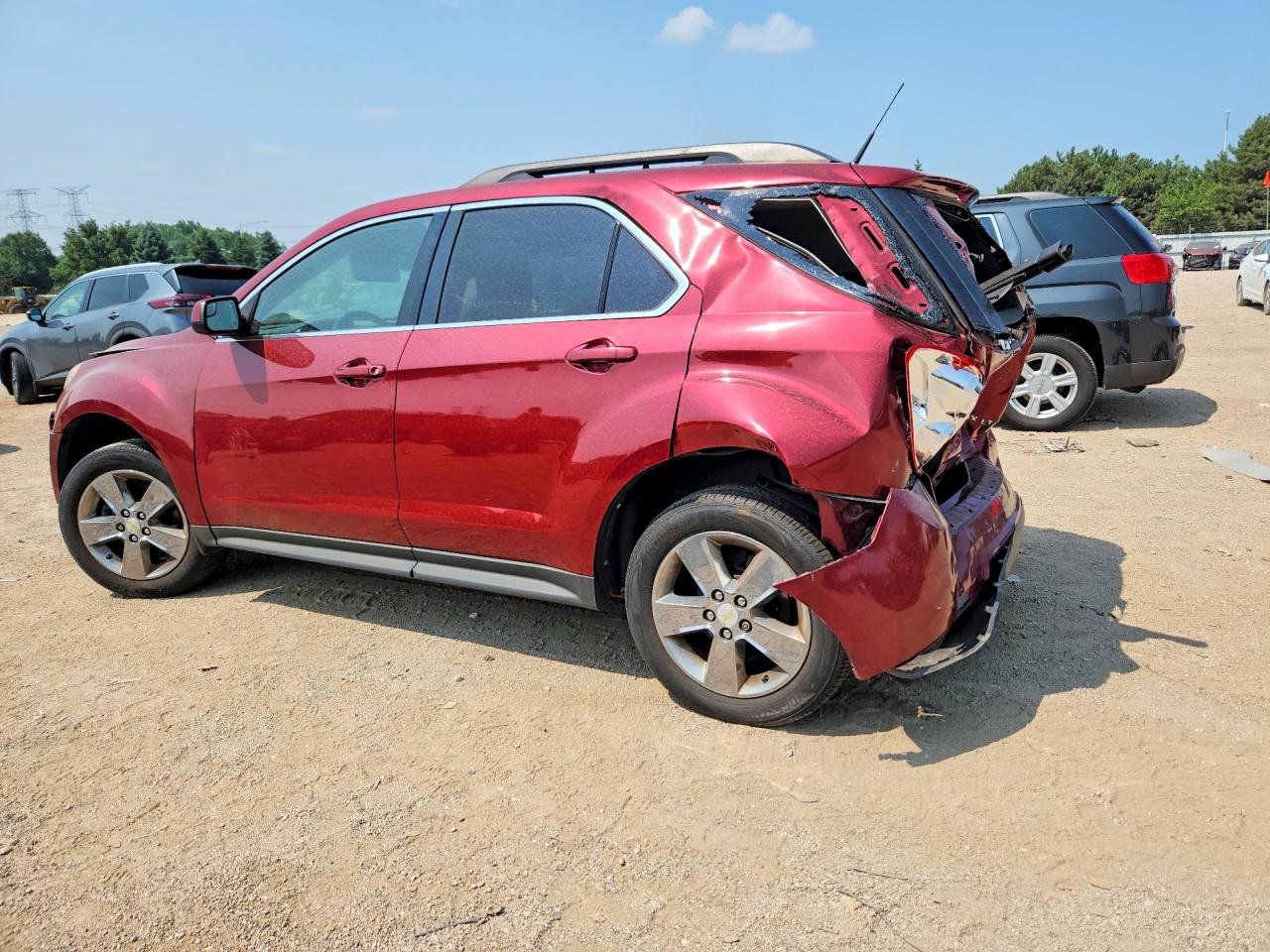 2012 Chevrolet Equinox Lt Red vin: 2GNFLNEK6C6227351