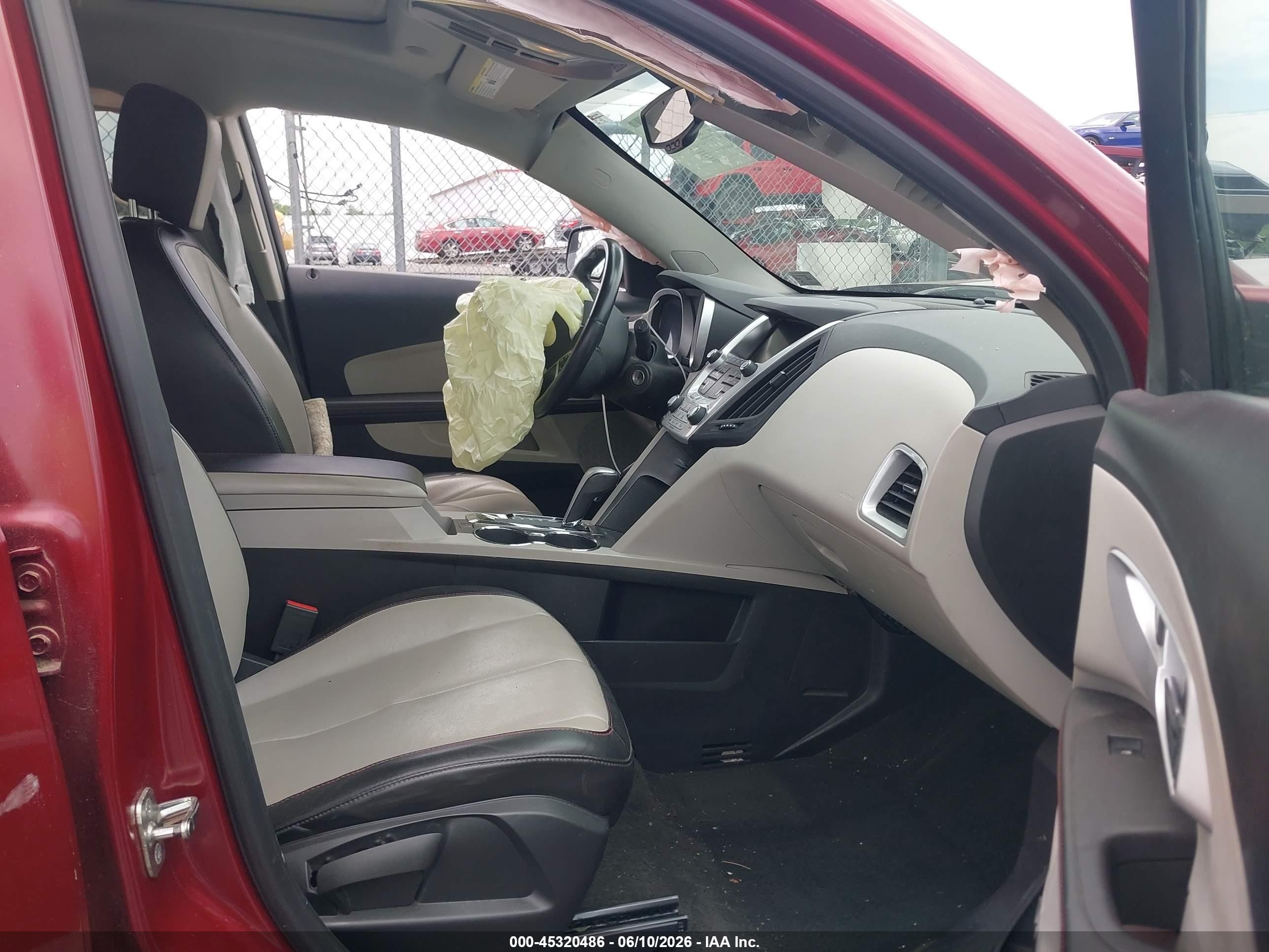 2012 Chevrolet Equinox 2lt Красный vin: 2GNFLNEK6C6300248