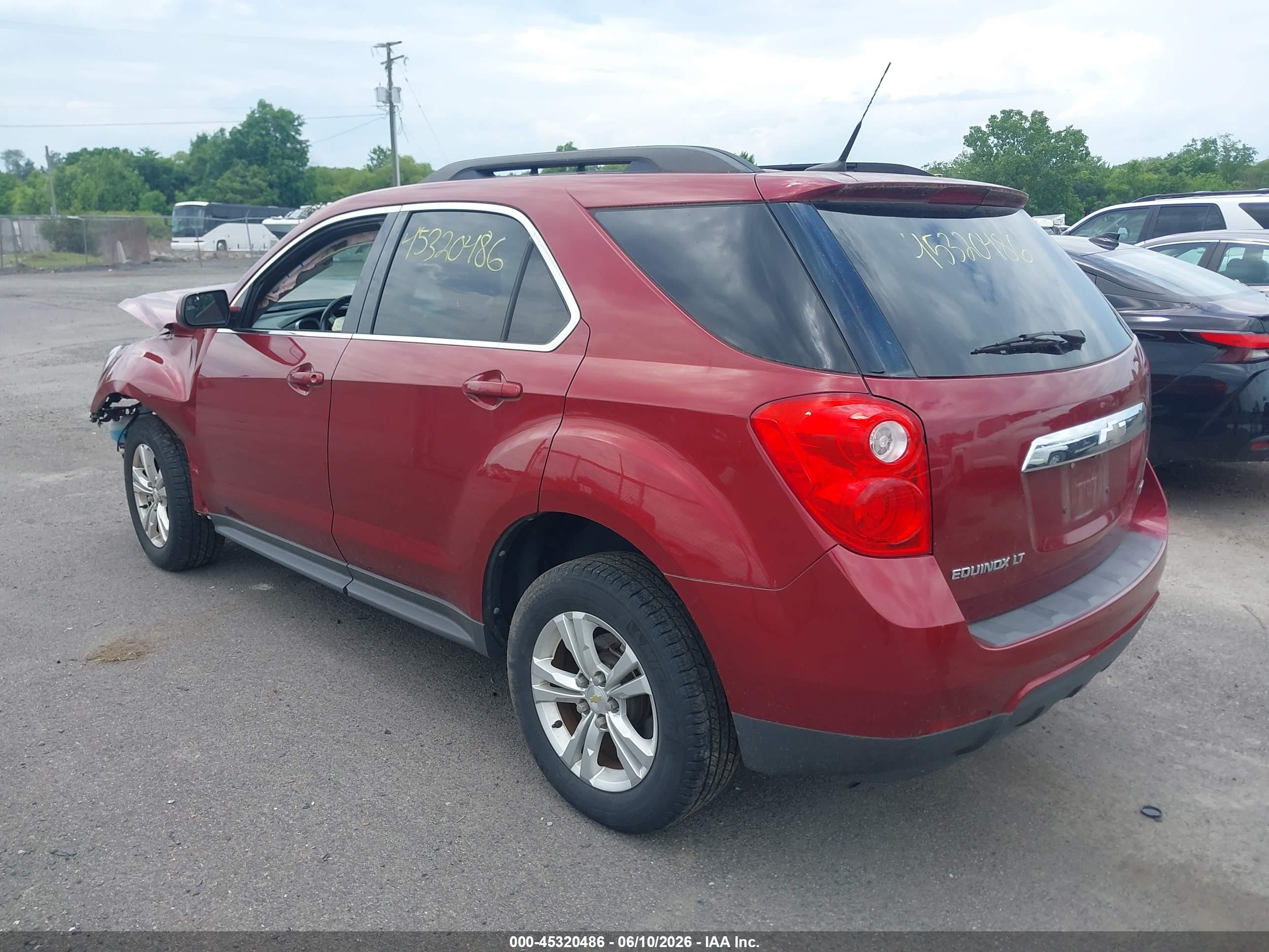2012 Chevrolet Equinox 2lt Красный vin: 2GNFLNEK6C6300248