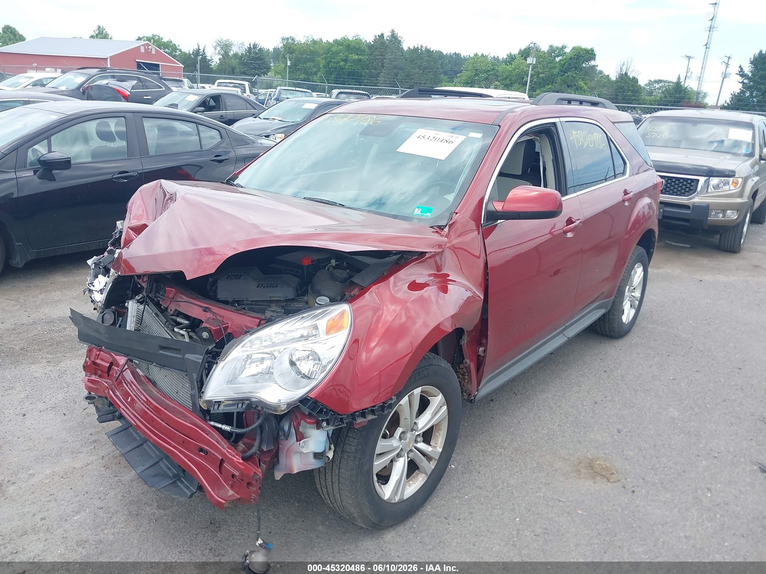 2012 Chevrolet Equinox 2lt Красный vin: 2GNFLNEK6C6300248