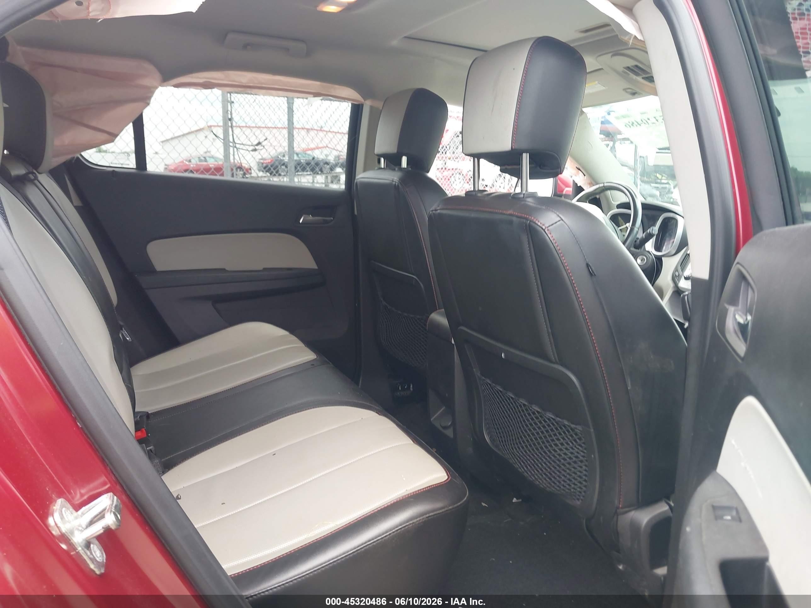 2012 Chevrolet Equinox 2lt Красный vin: 2GNFLNEK6C6300248