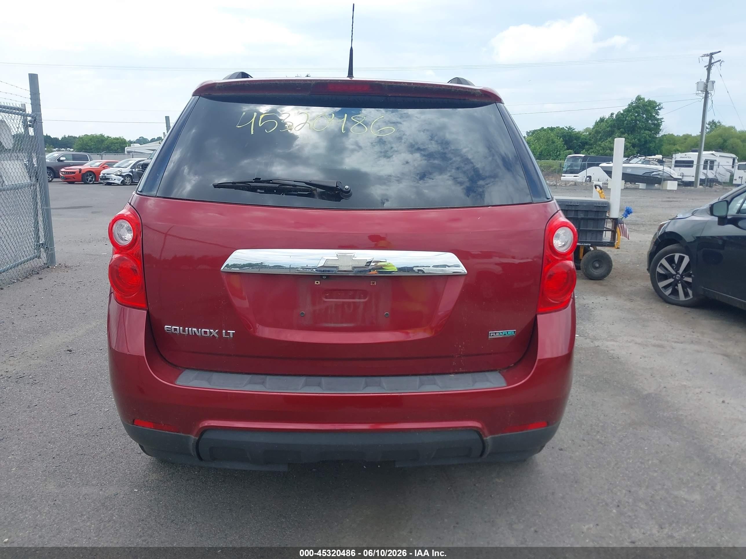 2012 Chevrolet Equinox 2lt Красный vin: 2GNFLNEK6C6300248