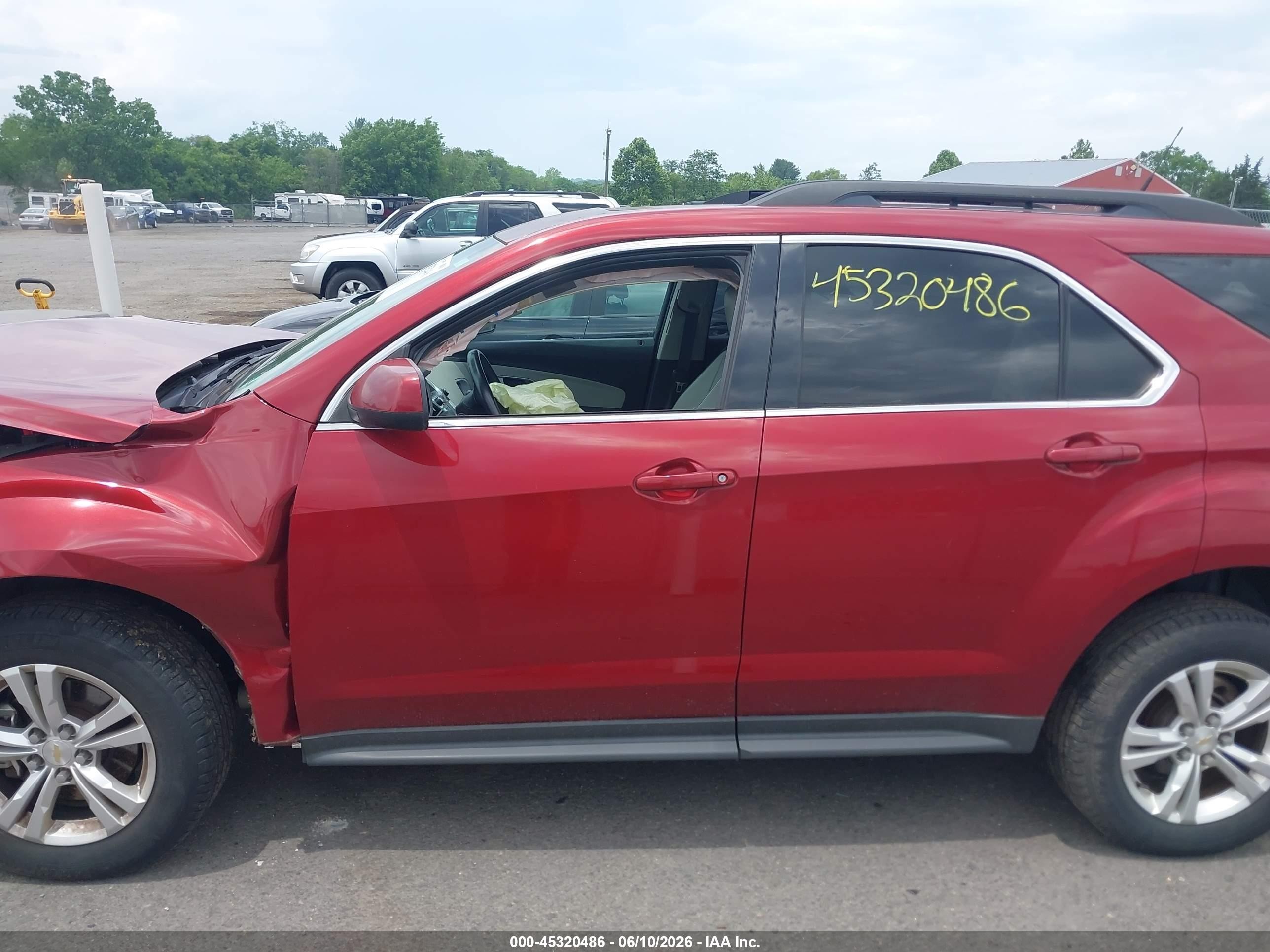 2012 Chevrolet Equinox 2lt Красный vin: 2GNFLNEK6C6300248