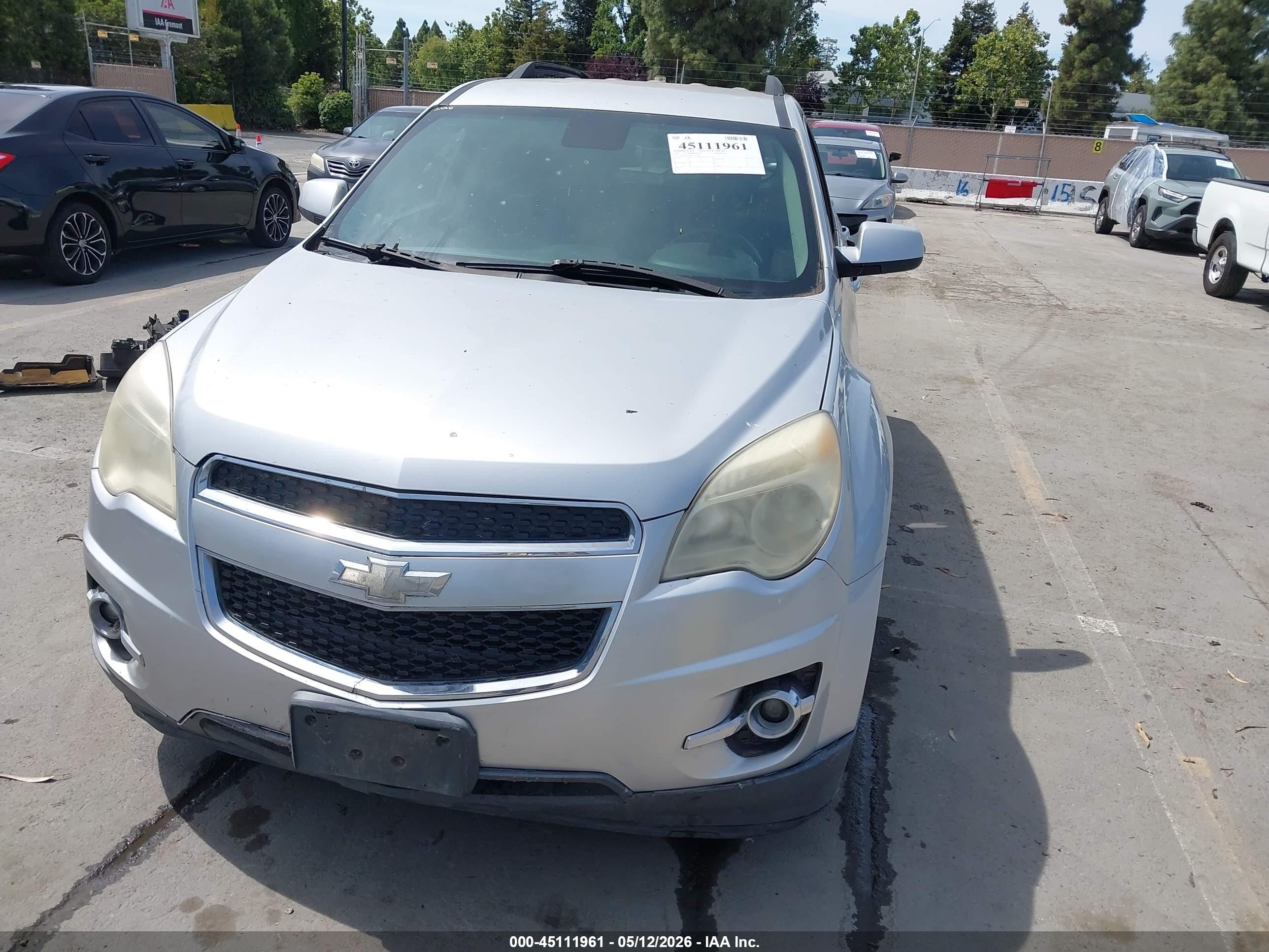 2012 Chevrolet Equinox 2lt Серебряный vin: 2GNFLNEK6C6353516