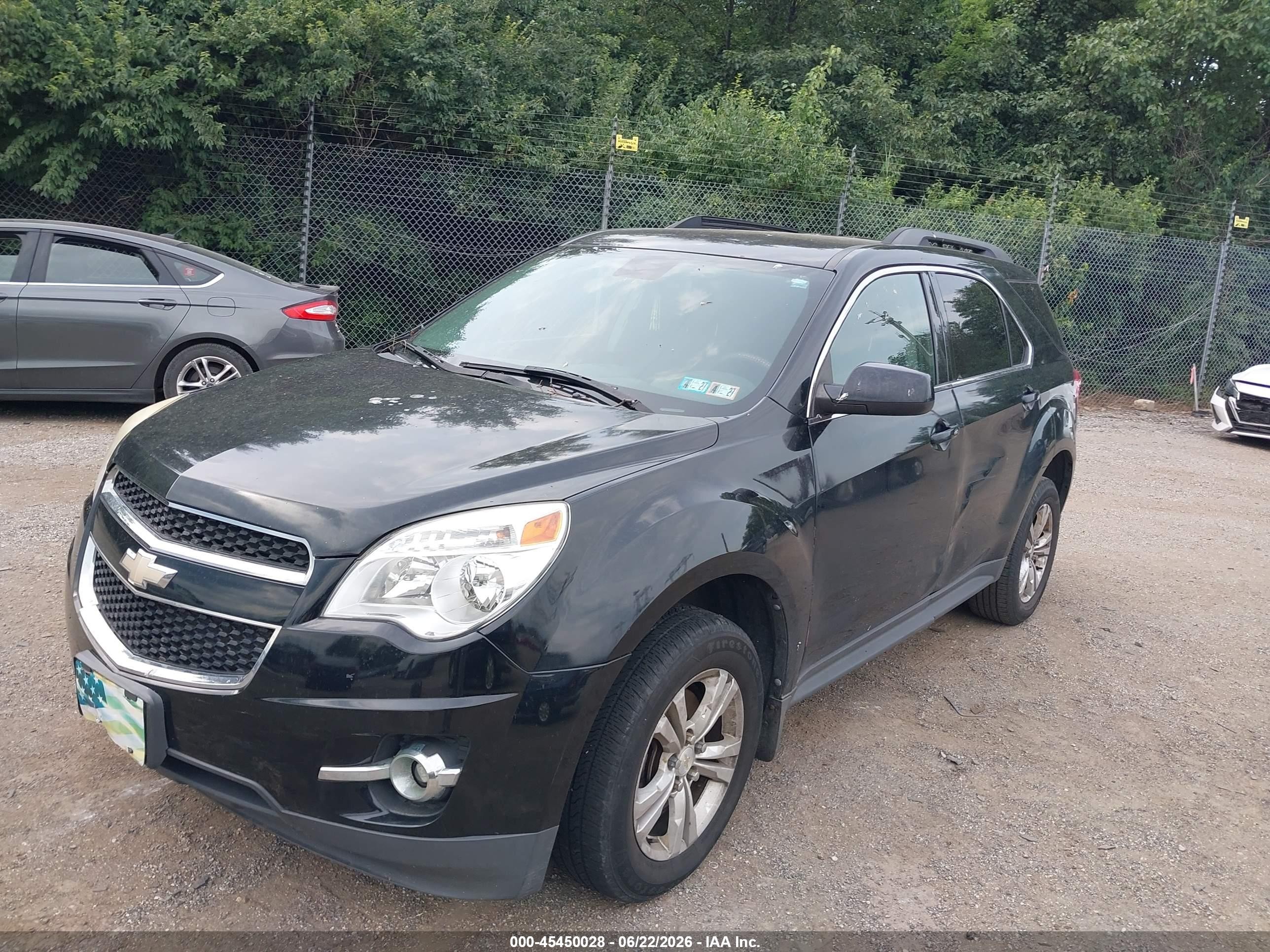 2013 Chevrolet Equinox 2lt Black vin: 2GNFLNEK6D6139028