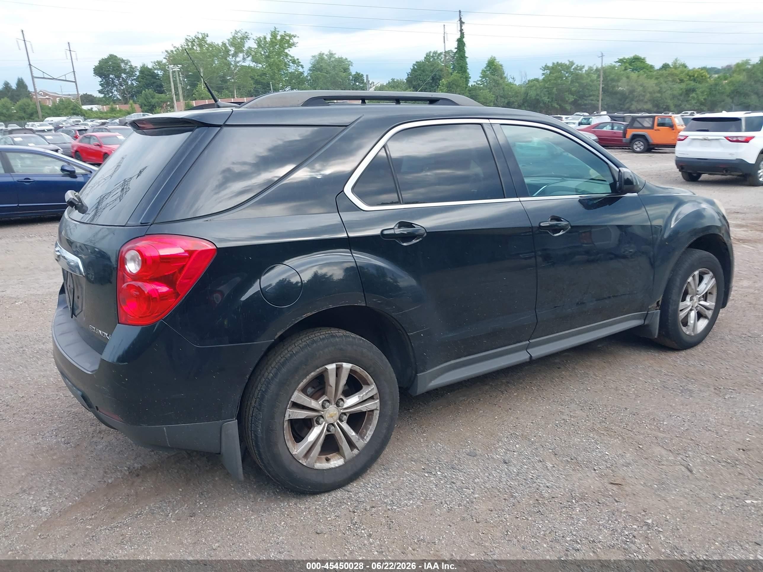 2013 Chevrolet Equinox 2lt Black vin: 2GNFLNEK6D6139028