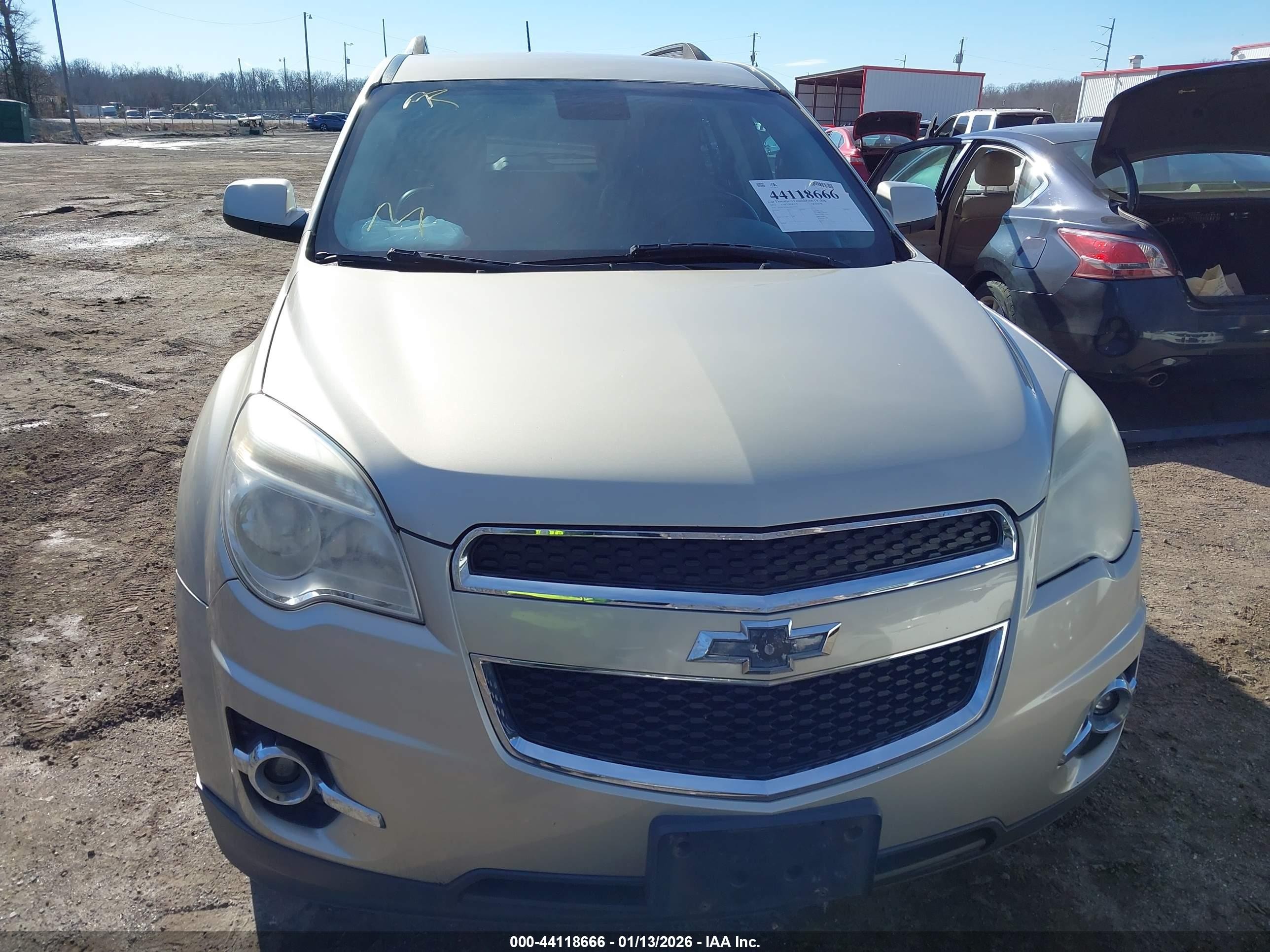 2013 Chevrolet Equinox 2lt Tan vin: 2GNFLNEK6D6333252