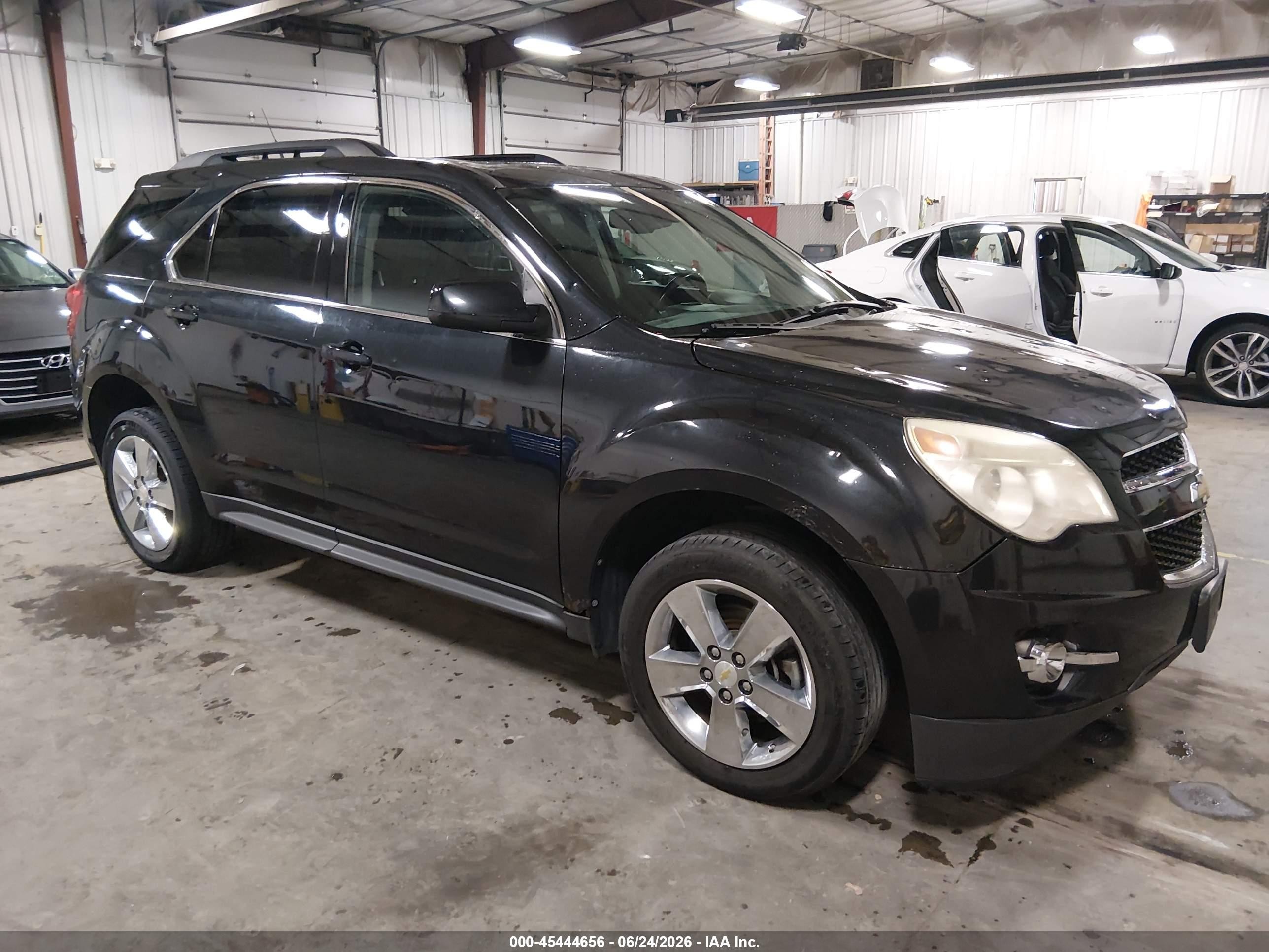 2012 Chevrolet Equinox 2lt Black vin: 2GNFLNEK7C6206119