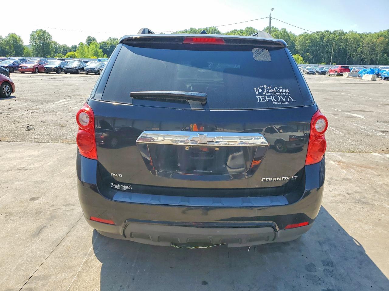 2012 Chevrolet Equinox Lt Black vin: 2GNFLNEK8C6106983