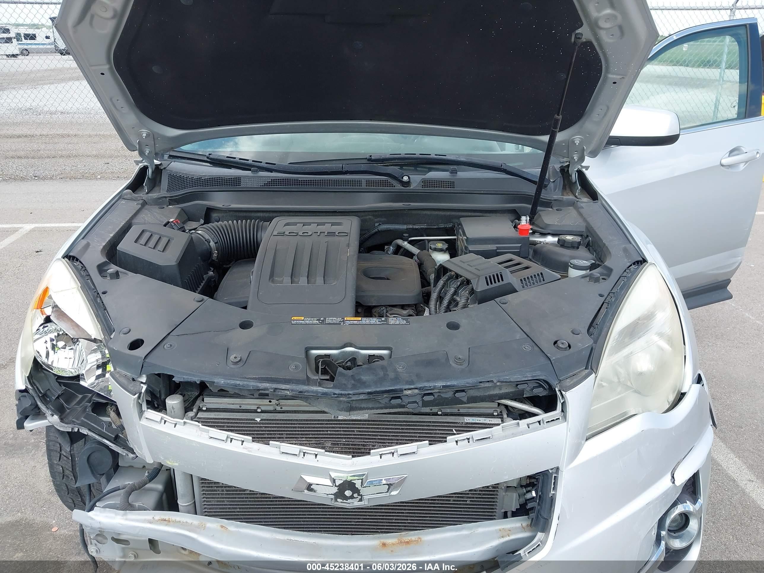 2012 Chevrolet Equinox 2lt Silver vin: 2GNFLNEK8C6159019
