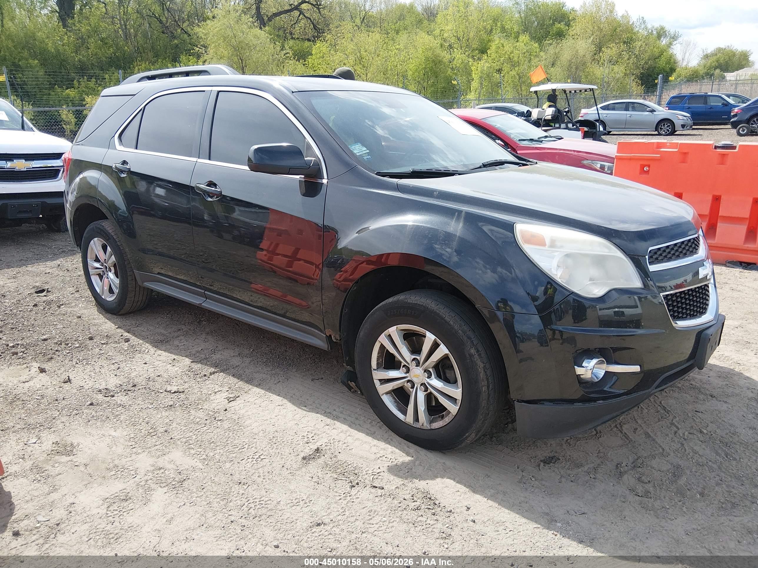 2013 Chevrolet Equinox 2lt Black vin: 2GNFLNEK8D6215753