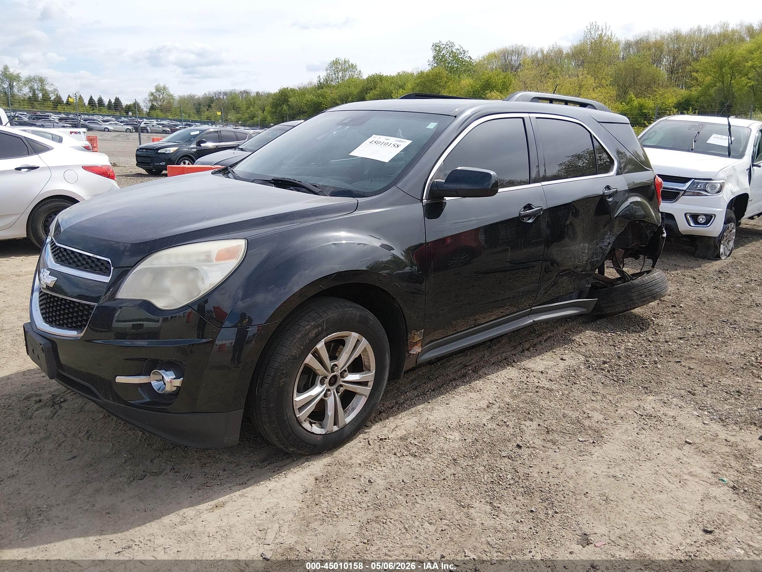 2013 Chevrolet Equinox 2lt Black vin: 2GNFLNEK8D6215753