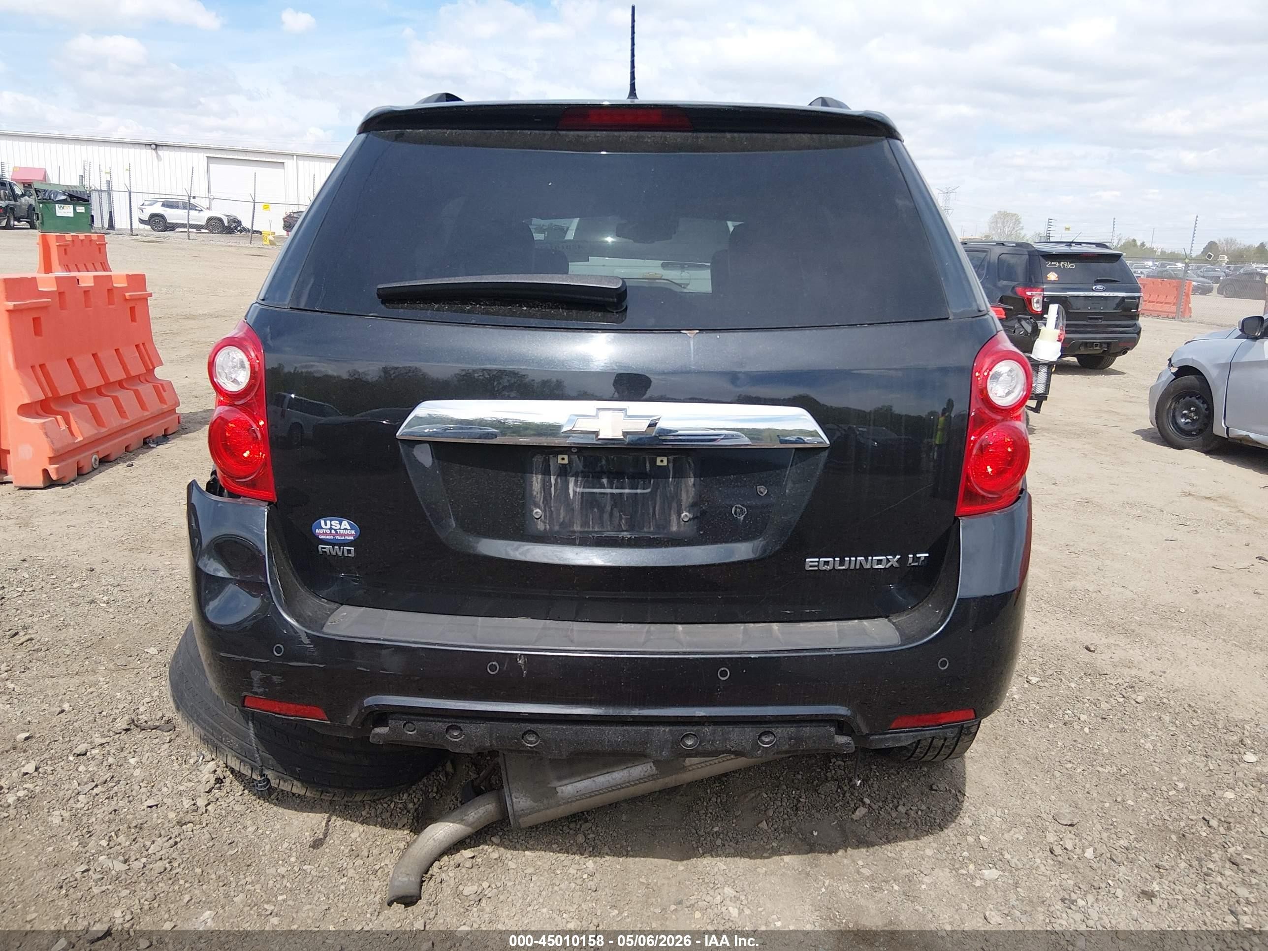 2013 Chevrolet Equinox 2lt Black vin: 2GNFLNEK8D6215753