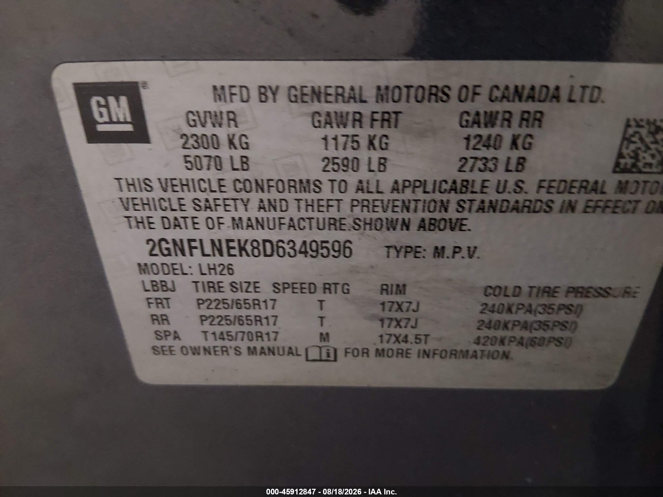 2013 Chevrolet Equinox 2lt Синий vin: 2GNFLNEK8D6349596