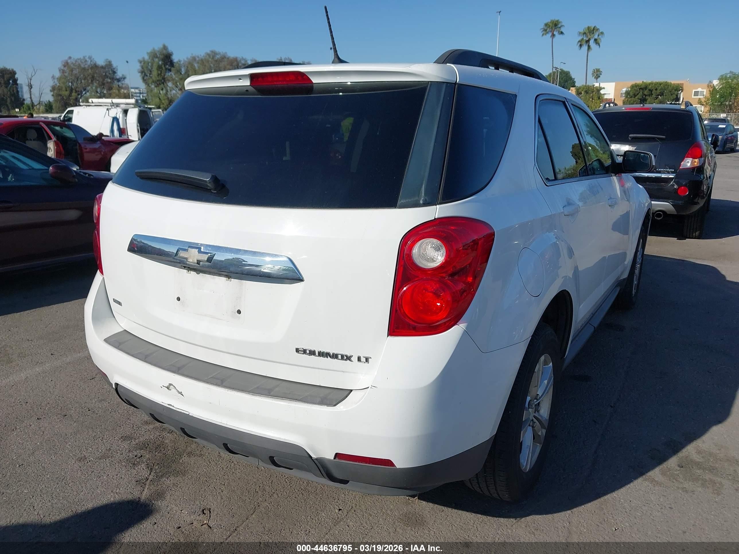 2013 Chevrolet Equinox 2lt White vin: 2GNFLNEK8D6352966