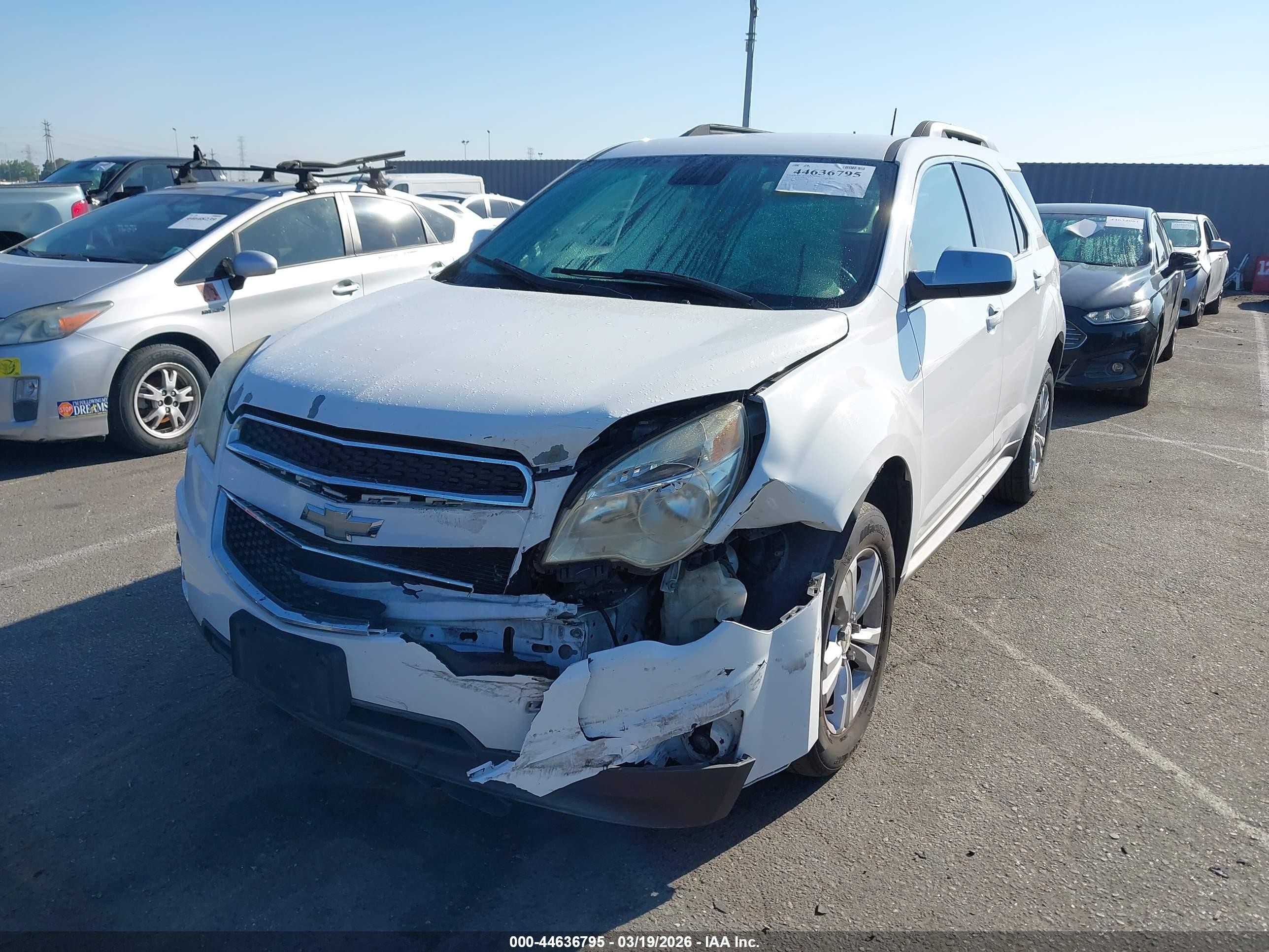 2013 Chevrolet Equinox 2lt White vin: 2GNFLNEK8D6352966