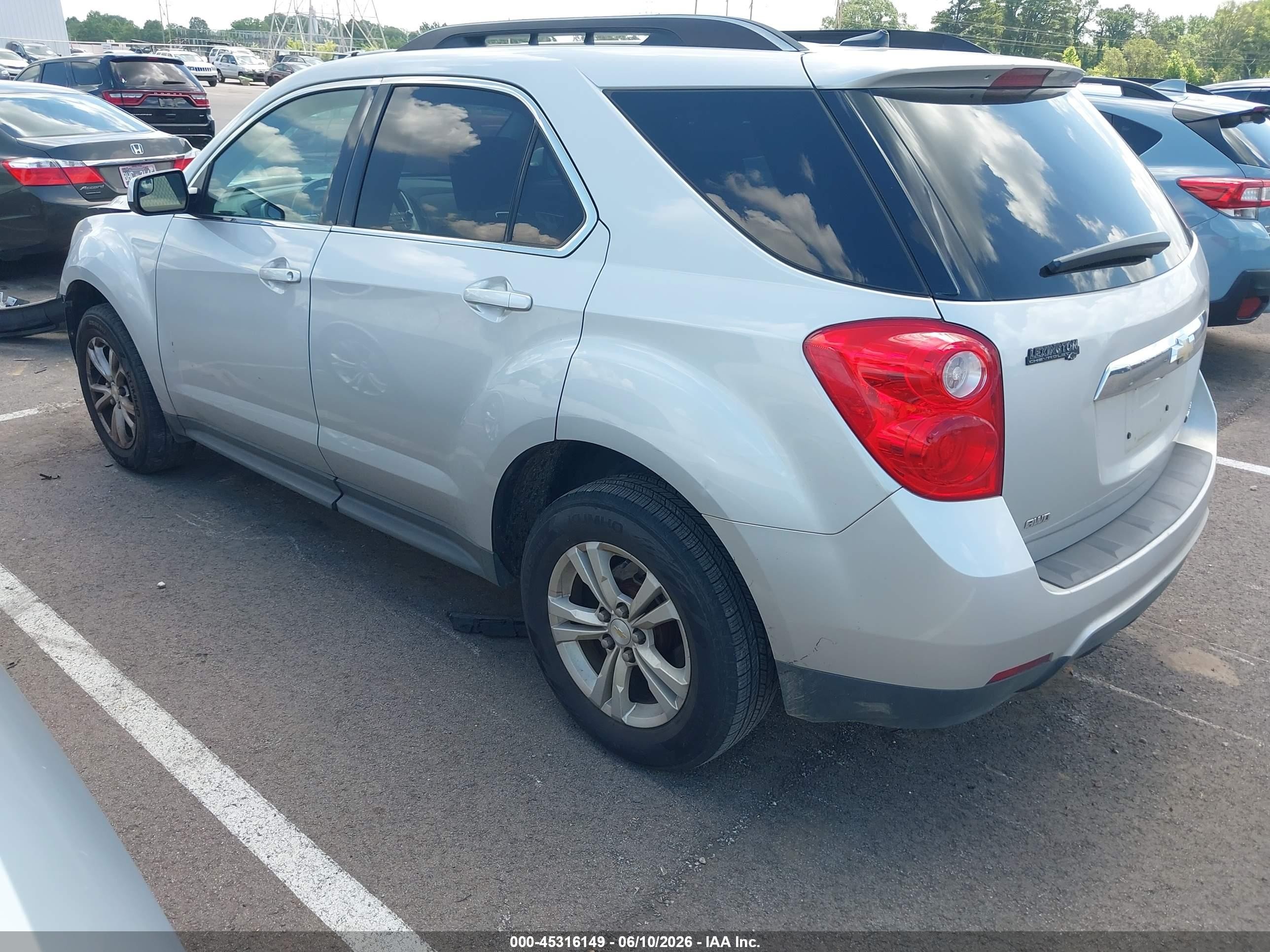 2013 Chevrolet Equinox 2lt Gray vin: 2GNFLNEK9D6264606
